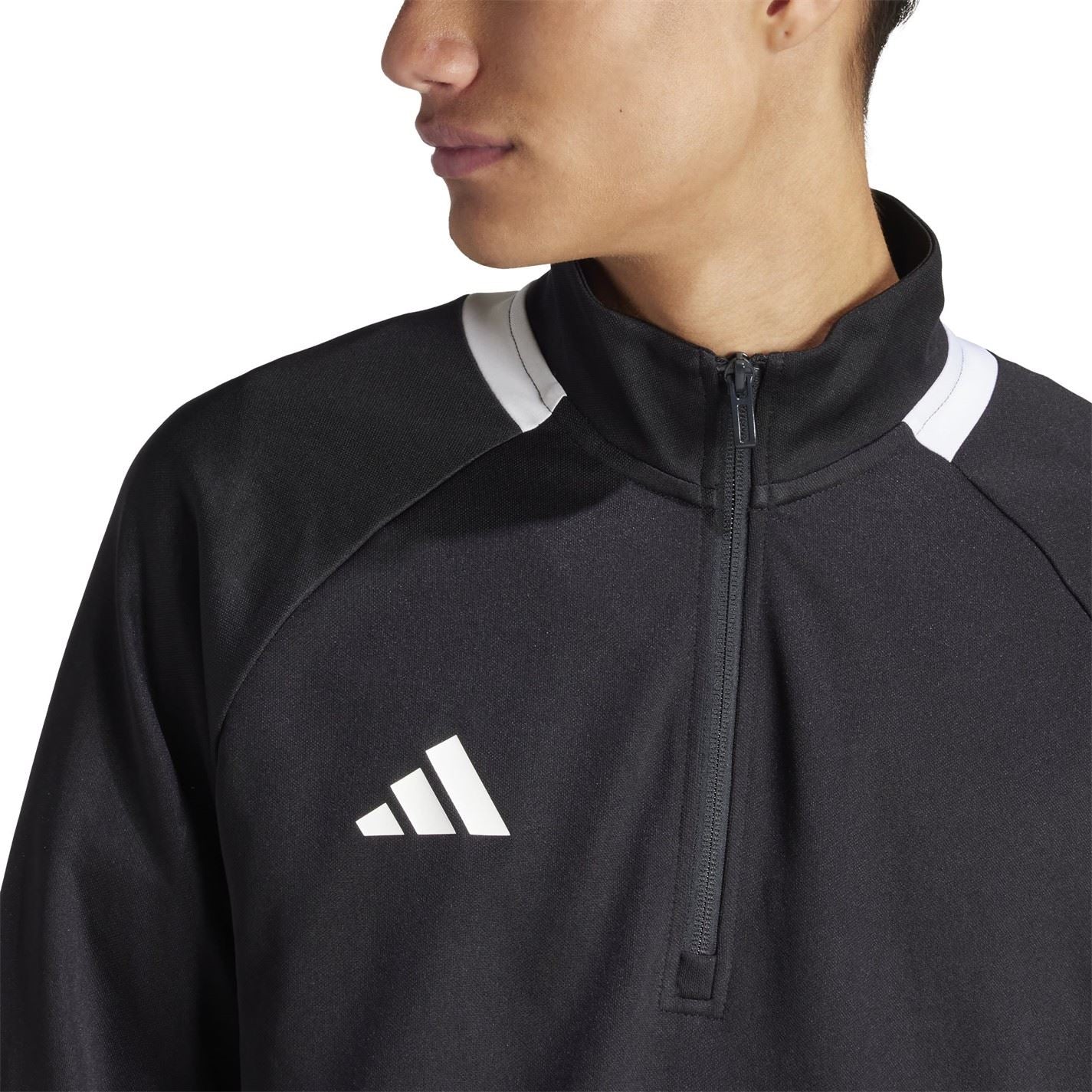 adidas Mens Sereno Long Sleeve Zip Top