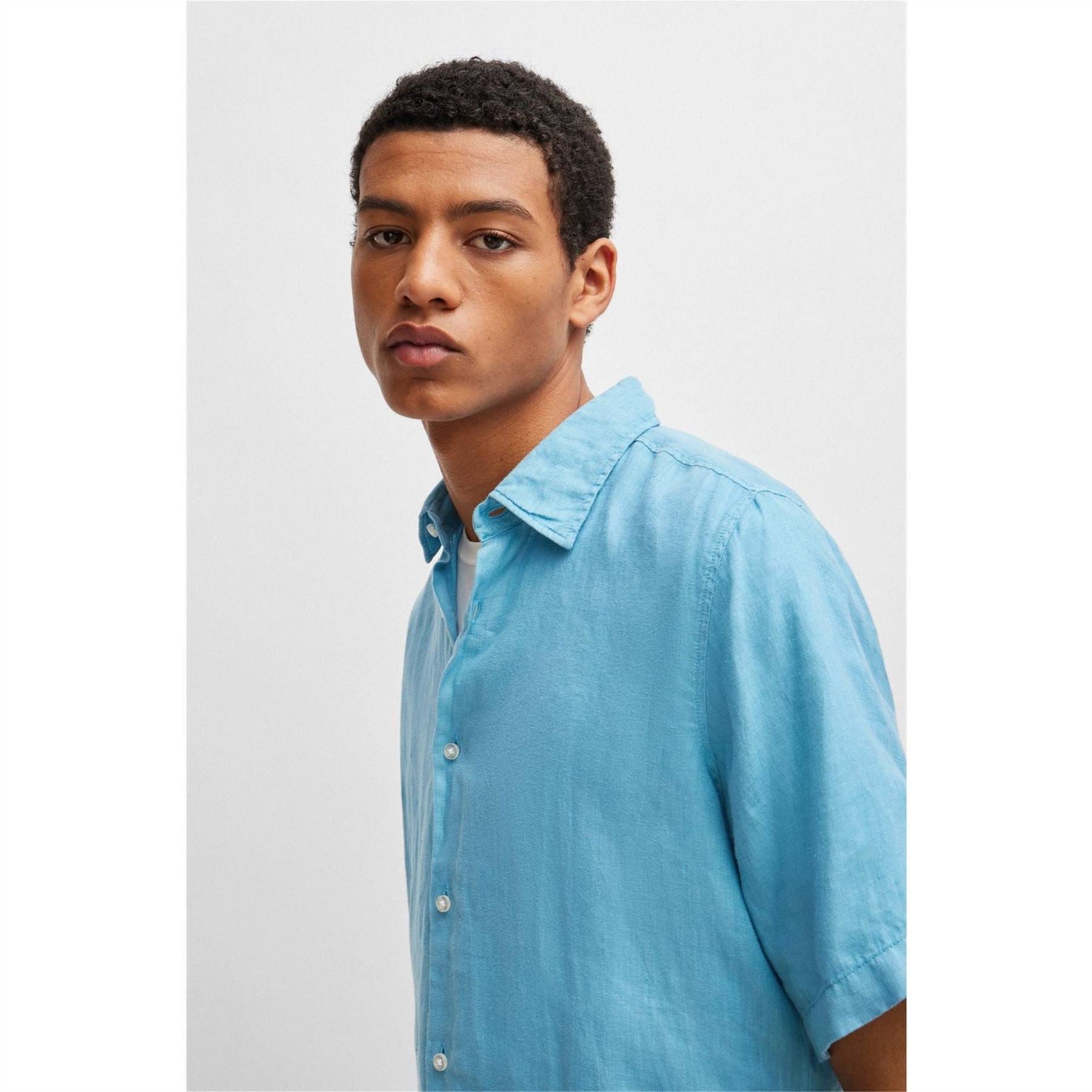 Boss Hbo Rash 2 Lin Short Sleeve Relaxed FiT-Shirt