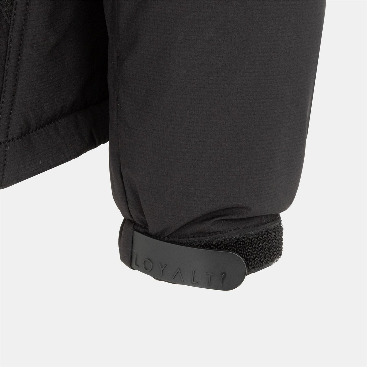 Loyalti Vision Hooded Half Zipper Solid Patterned Bomber Jacket