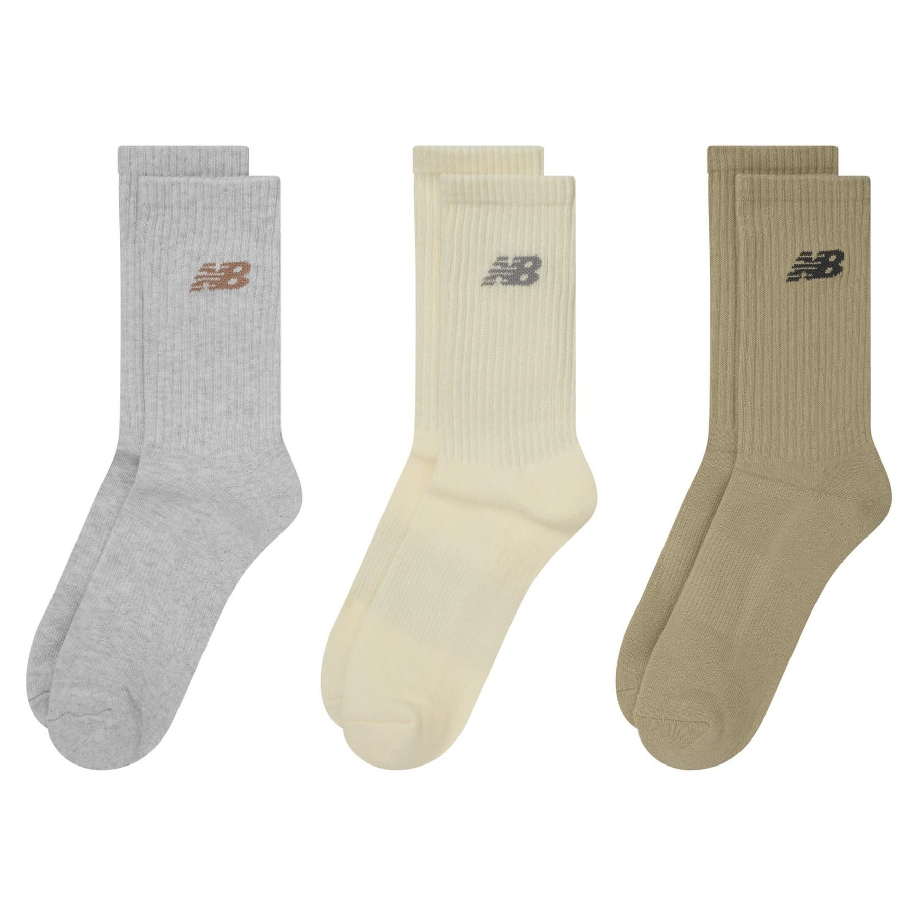 New Balance Everyday Crew Socks 3 Pack Adults