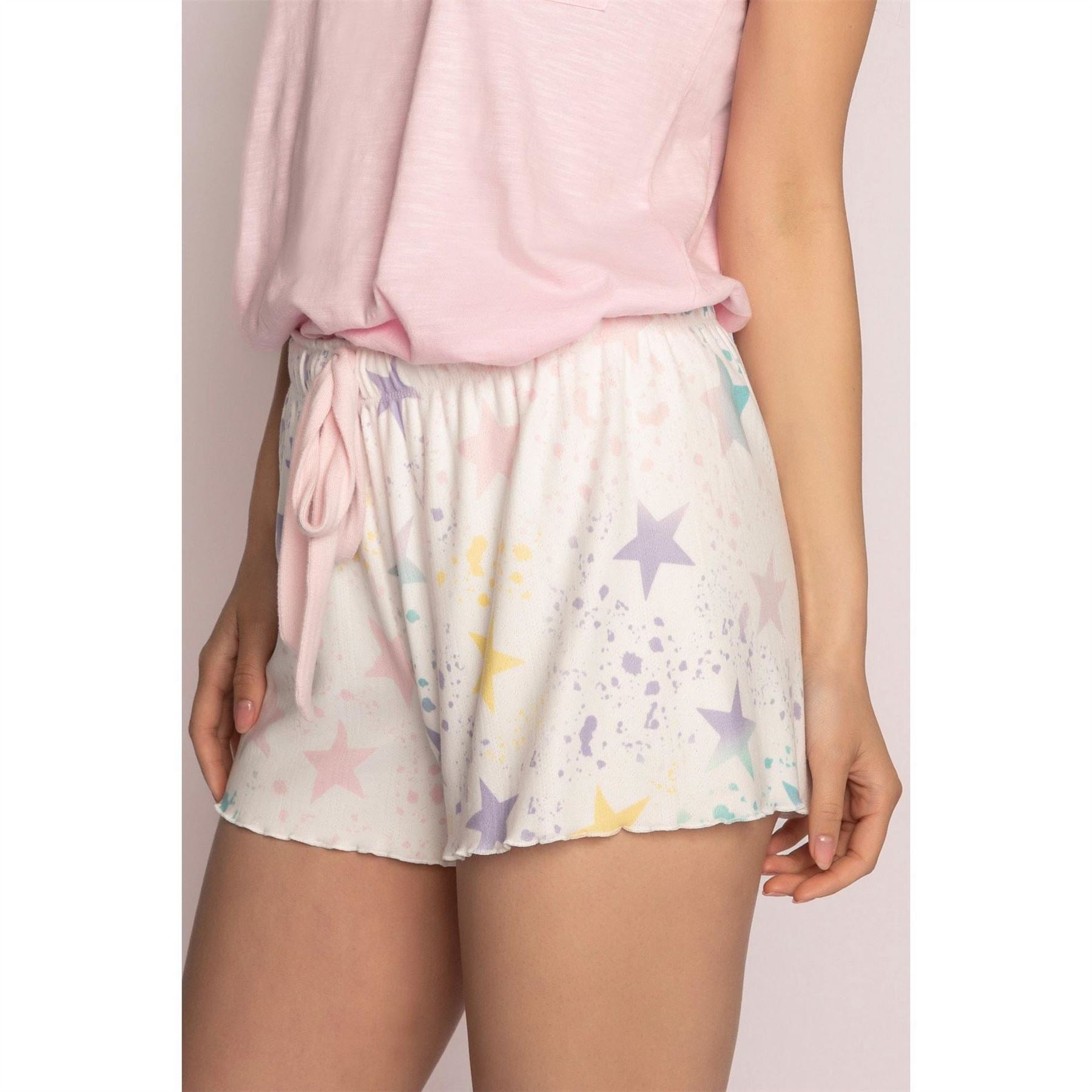 PJ Salvage Salvage Pointelle Knit Shorts