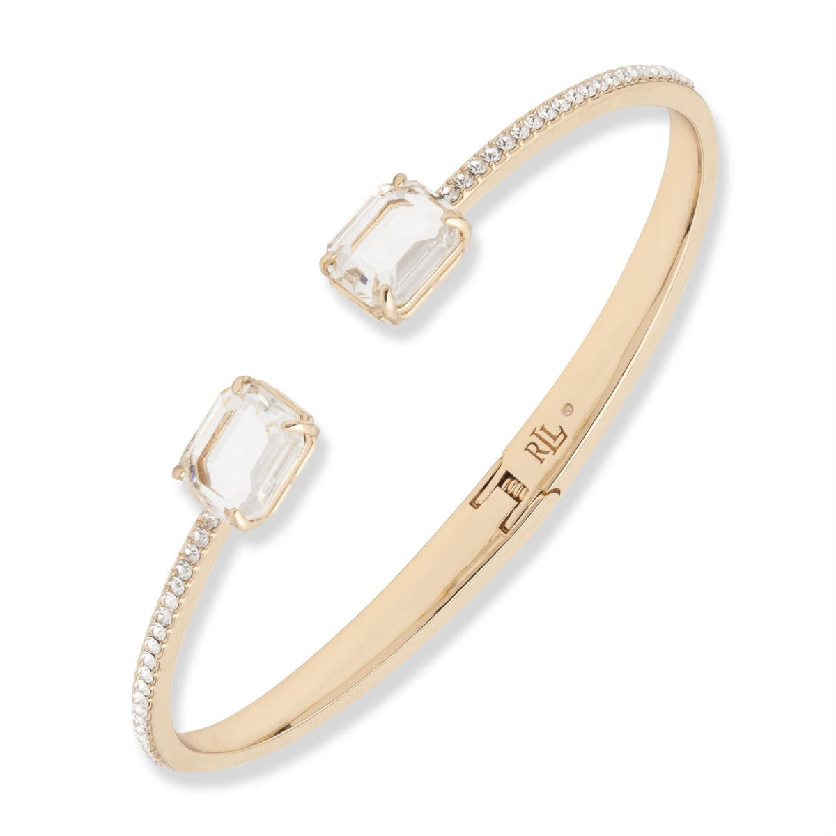 Lauren by Ralph Lauren Ralph Lauren Boxed Pave Cuff Bangle