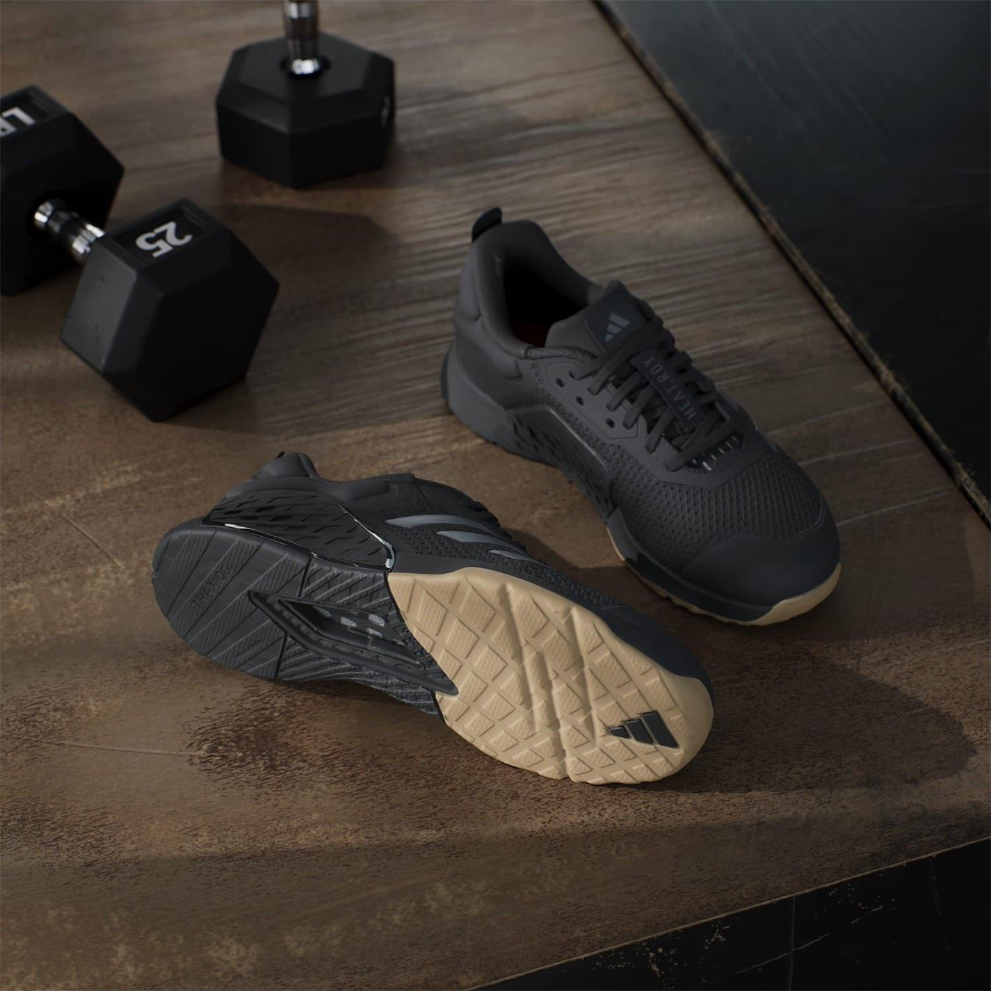 adidas Dropset 3 Round Toe Flat Heel Trainers