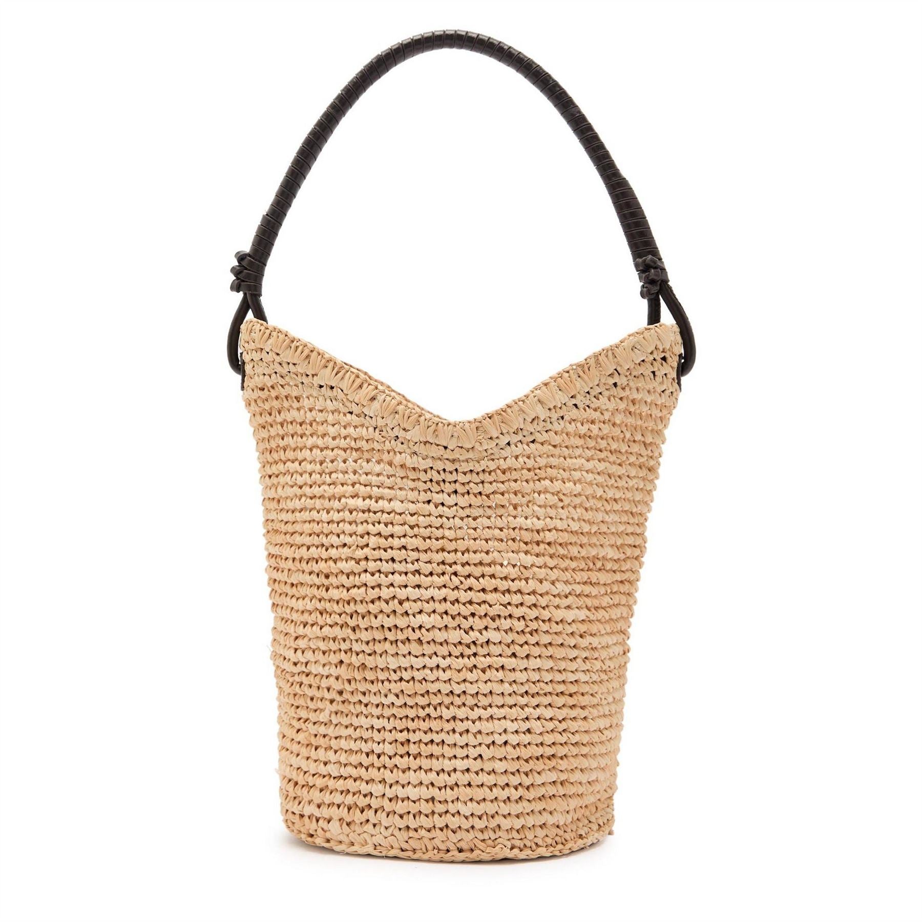 Staud Raffia Bucket Bag