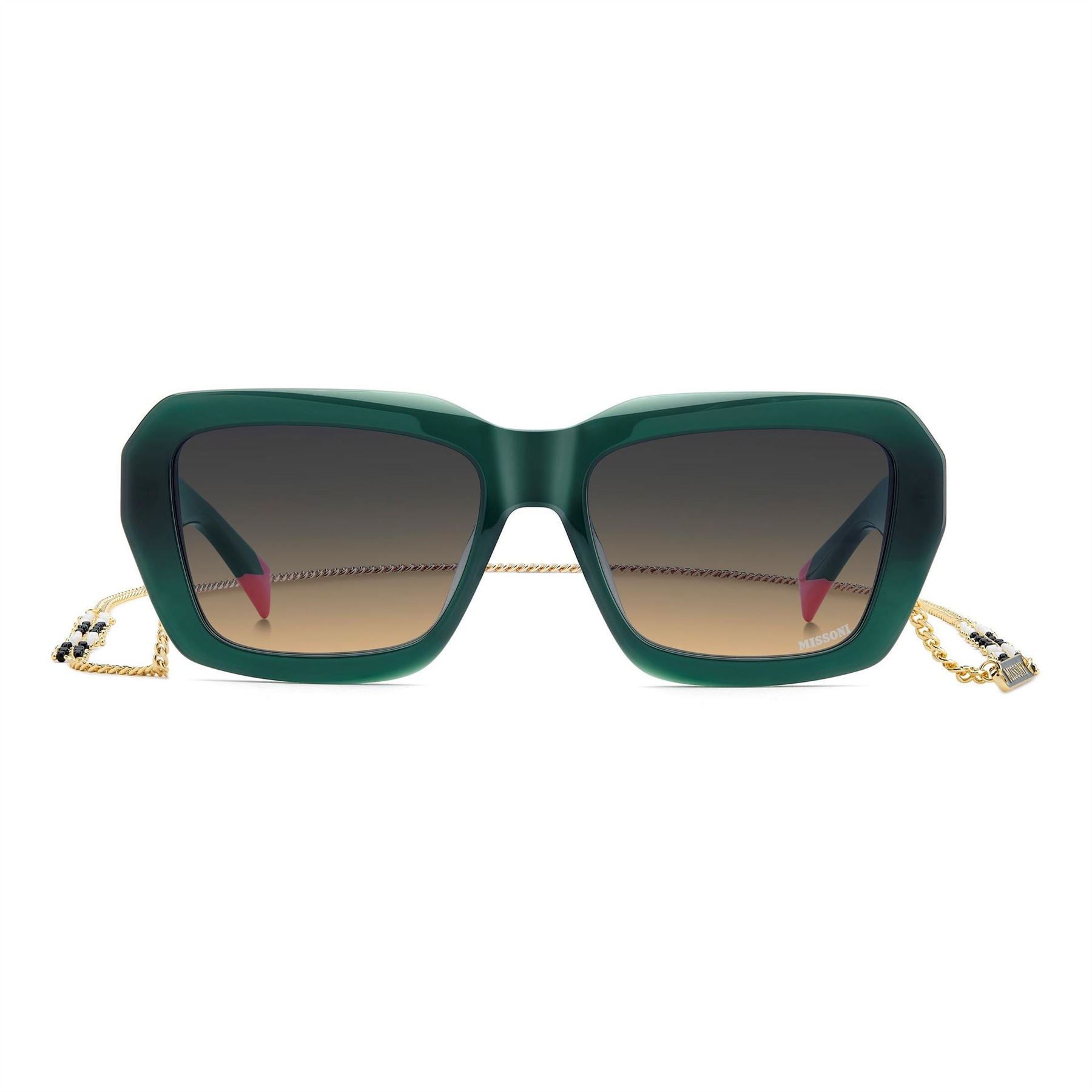 Missoni Rectangular Round Sunglasses