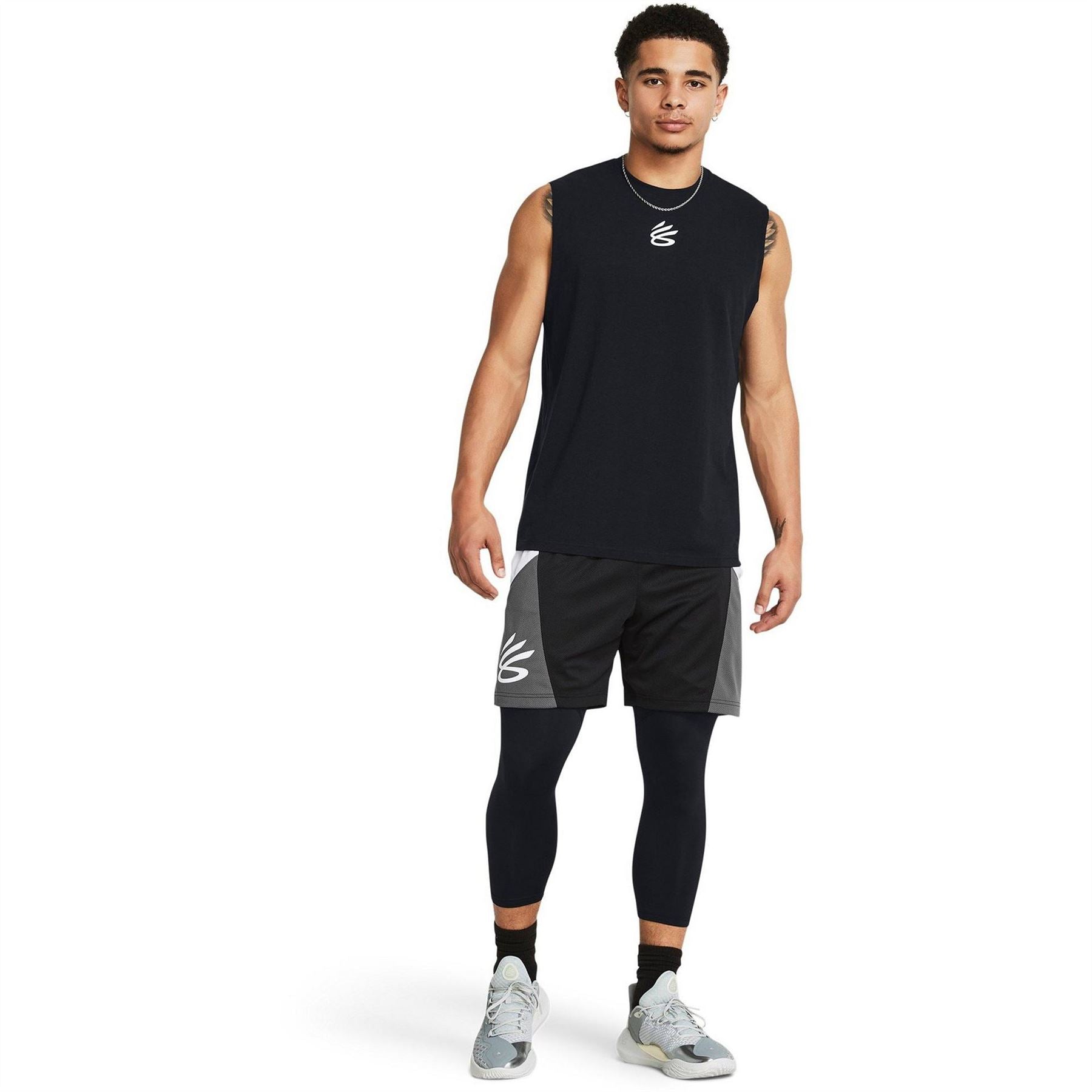 Under Armour Mens Armour Ua Curry Brand Three Quarterlgs Baselayer Legging