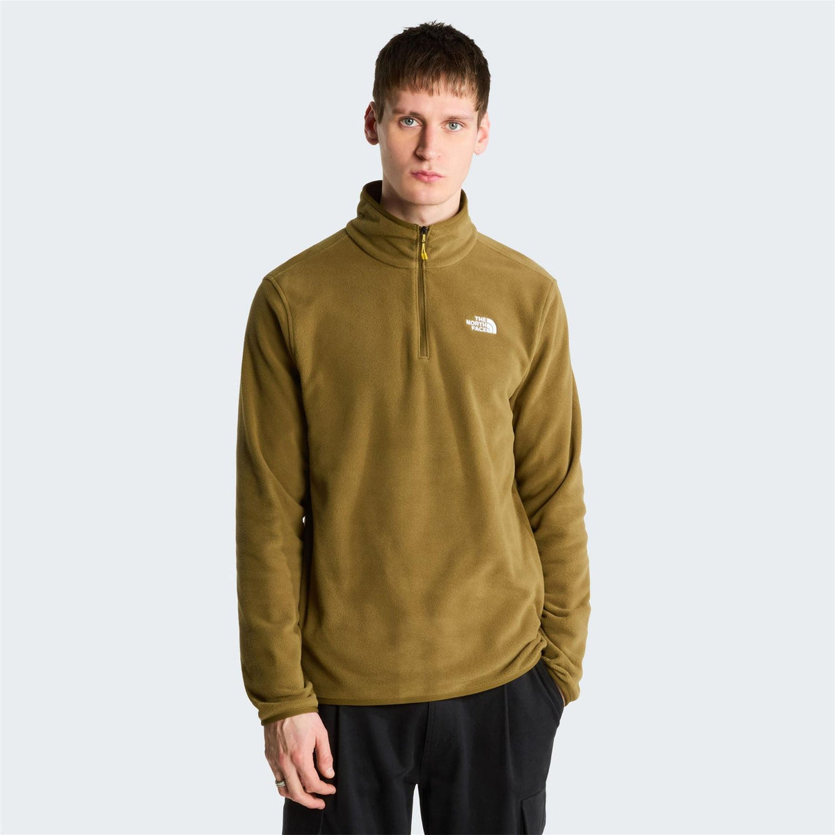 The North Face Mens 100 Glacier Quarter Zip Fleece