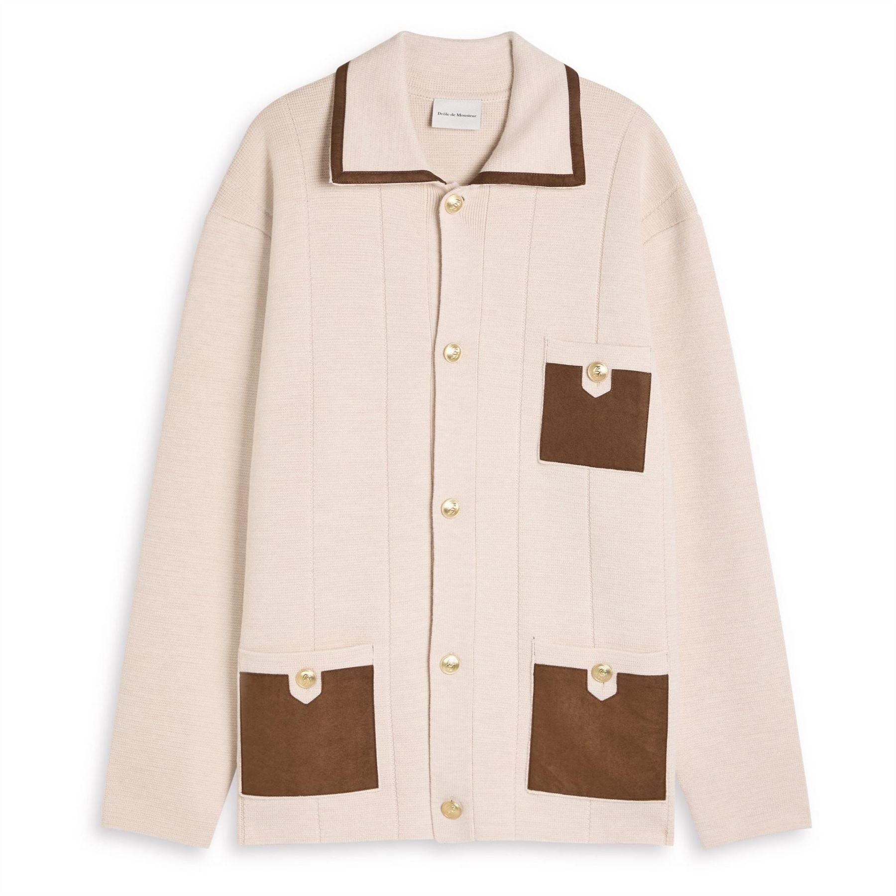 Drole De Monsieur Le Cardigan A Poches