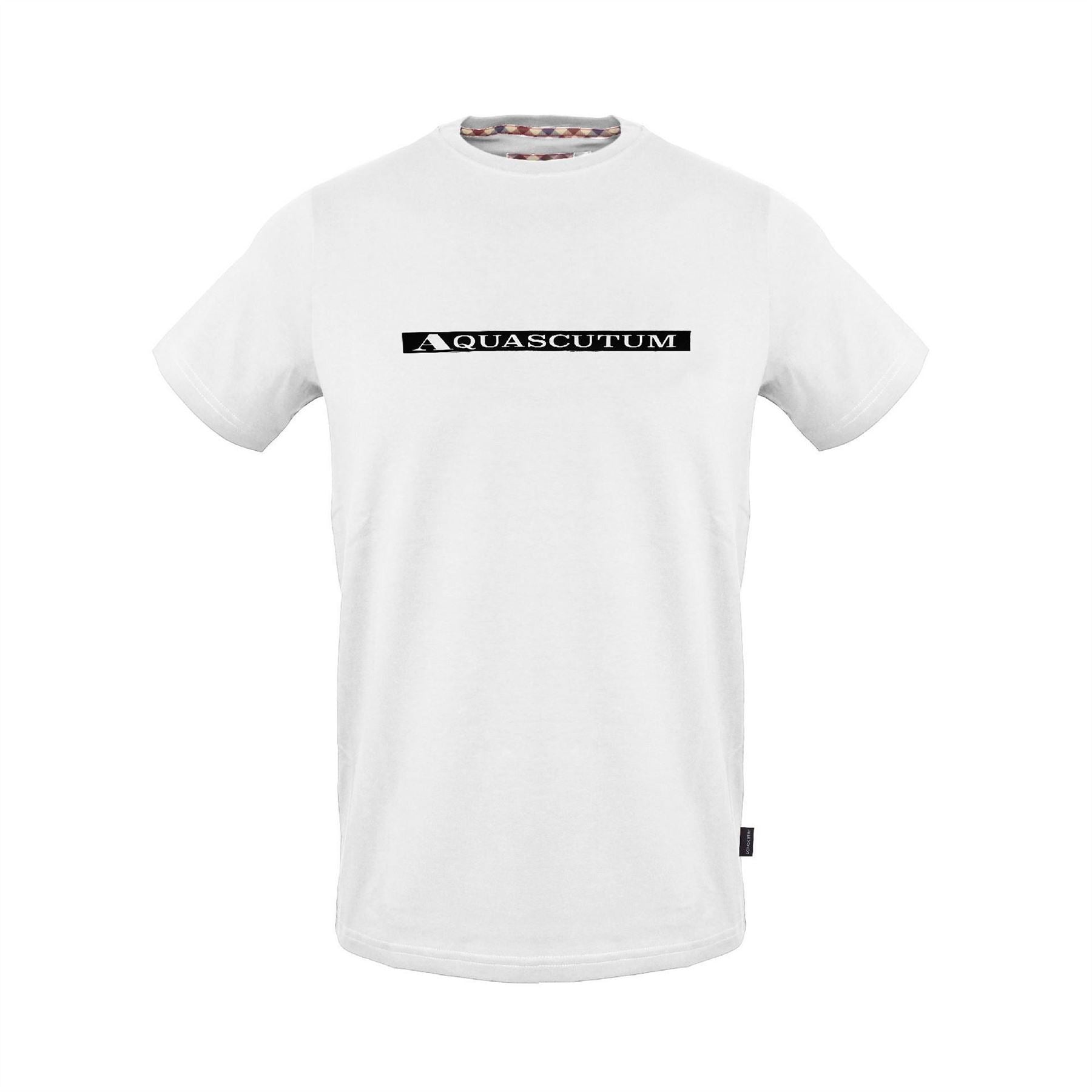 Aquascutum Text Graphic Crew Neck Short Sleeve Jersey T-Shirt