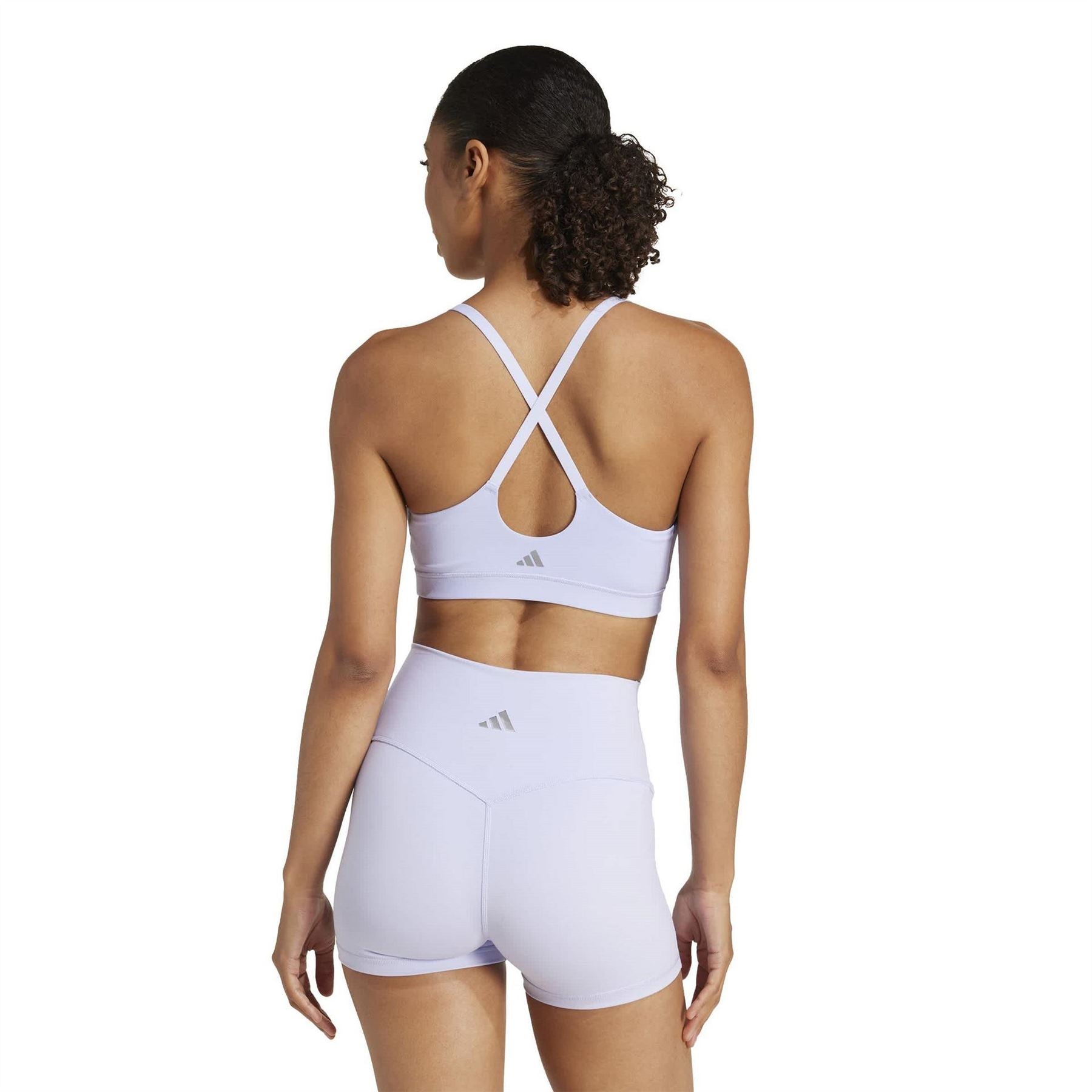 adidas All Me Cross Back Scoop Neck Sports Bra