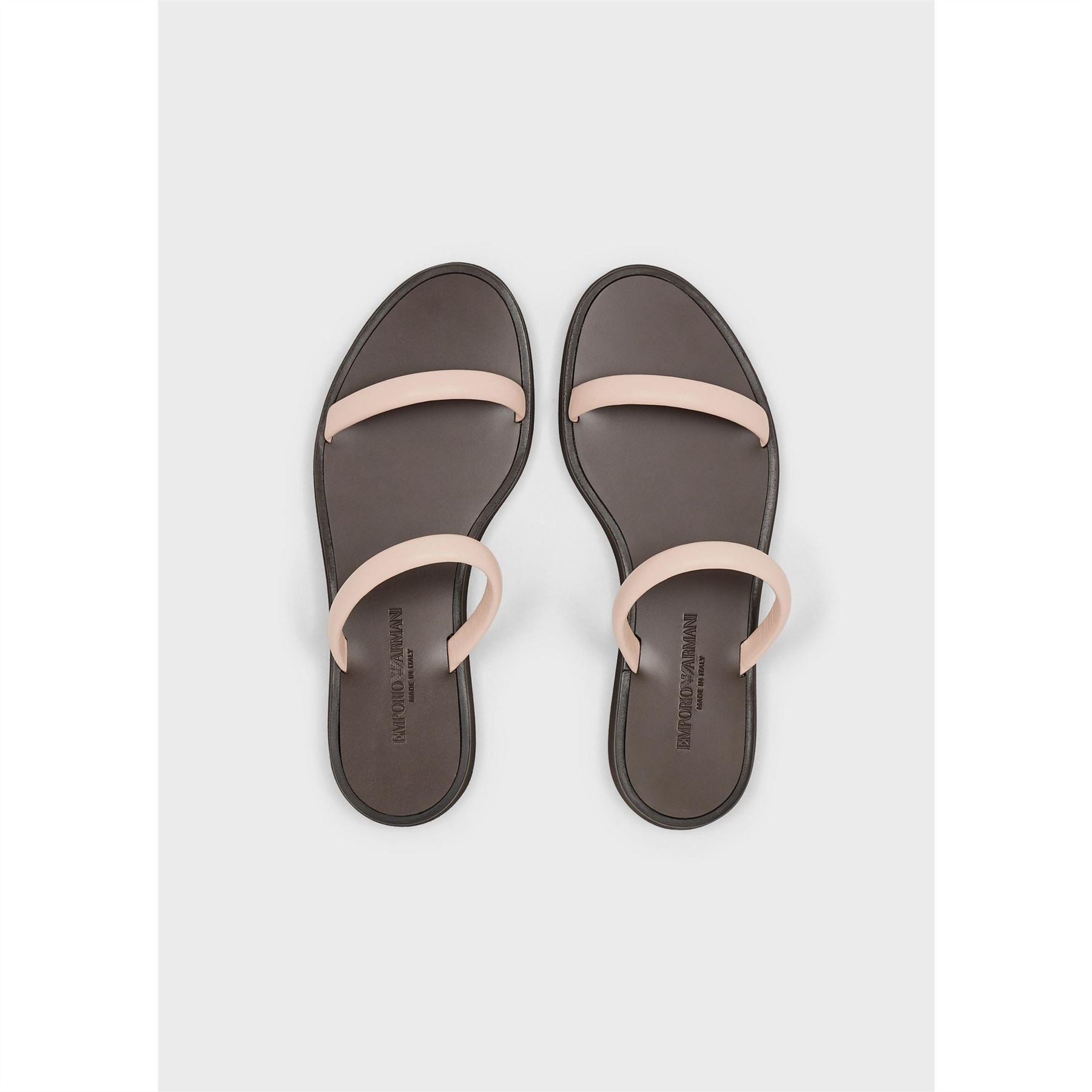 Emporio Armani 2-Strap Sandals