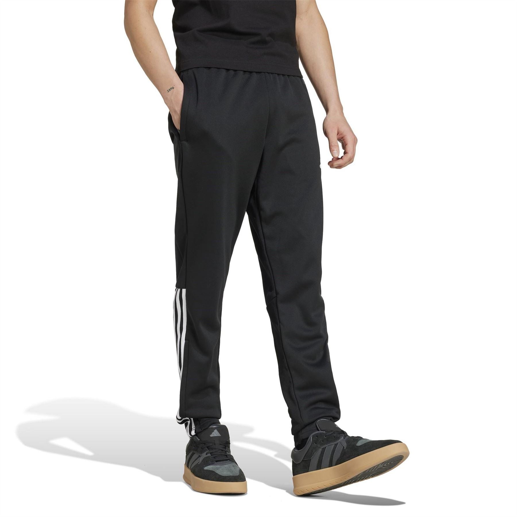 adidas Sereno Winter Black Performance Tracksuit Bottoms