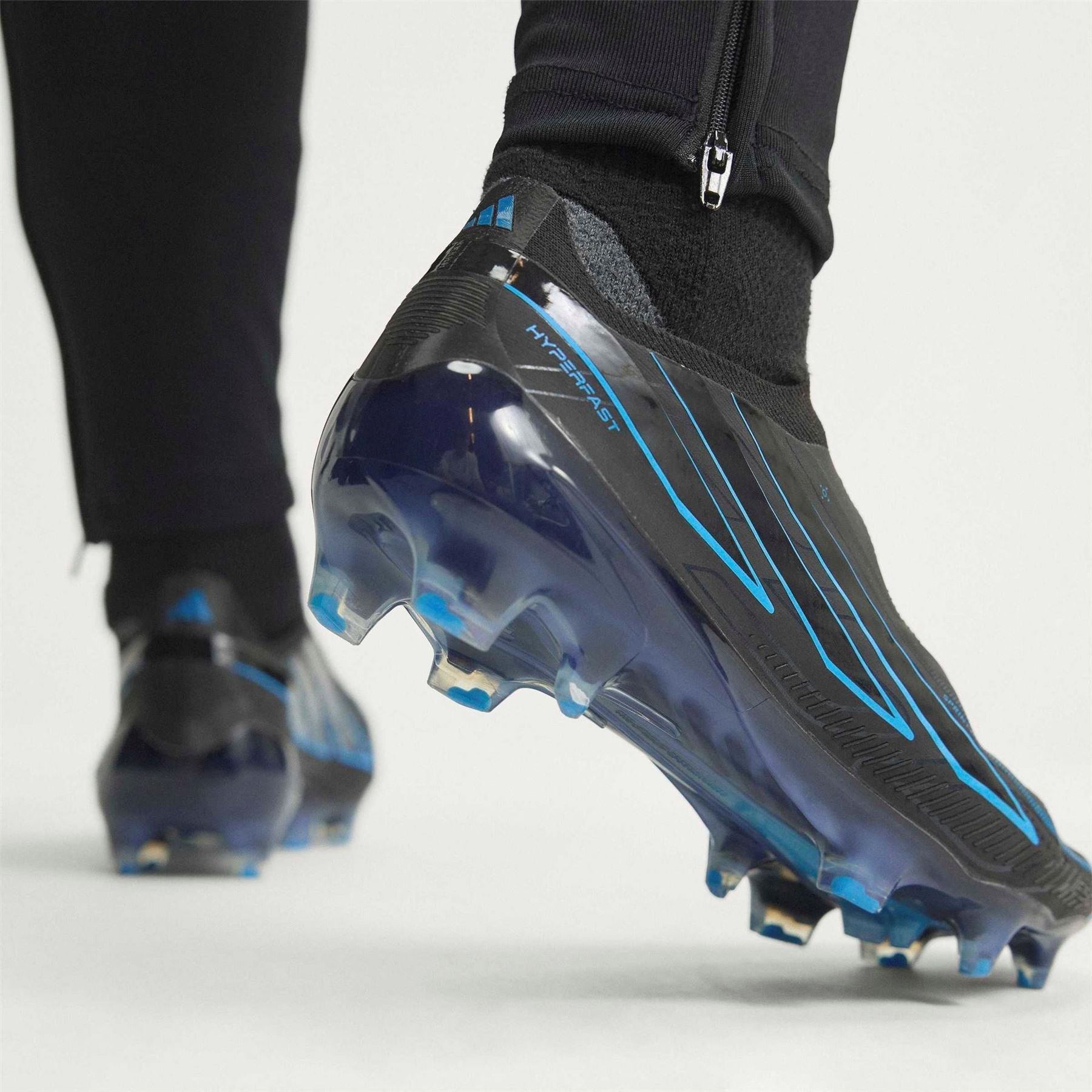 adidas Mens Hyperfast Elite Laceless Firm Ground Football Boots