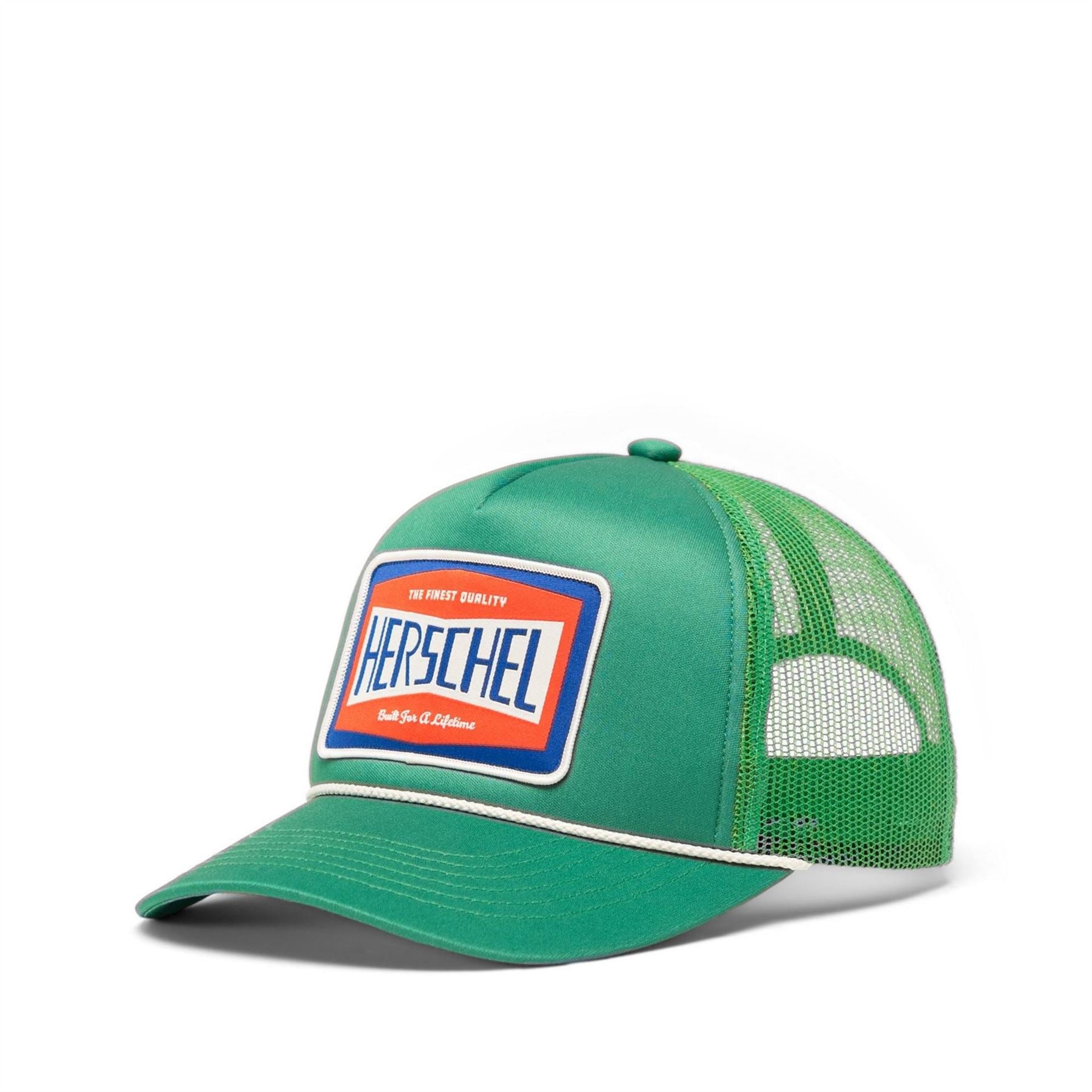 Herschel Supply Co Box Print Mesh Trucker Cap with Logo