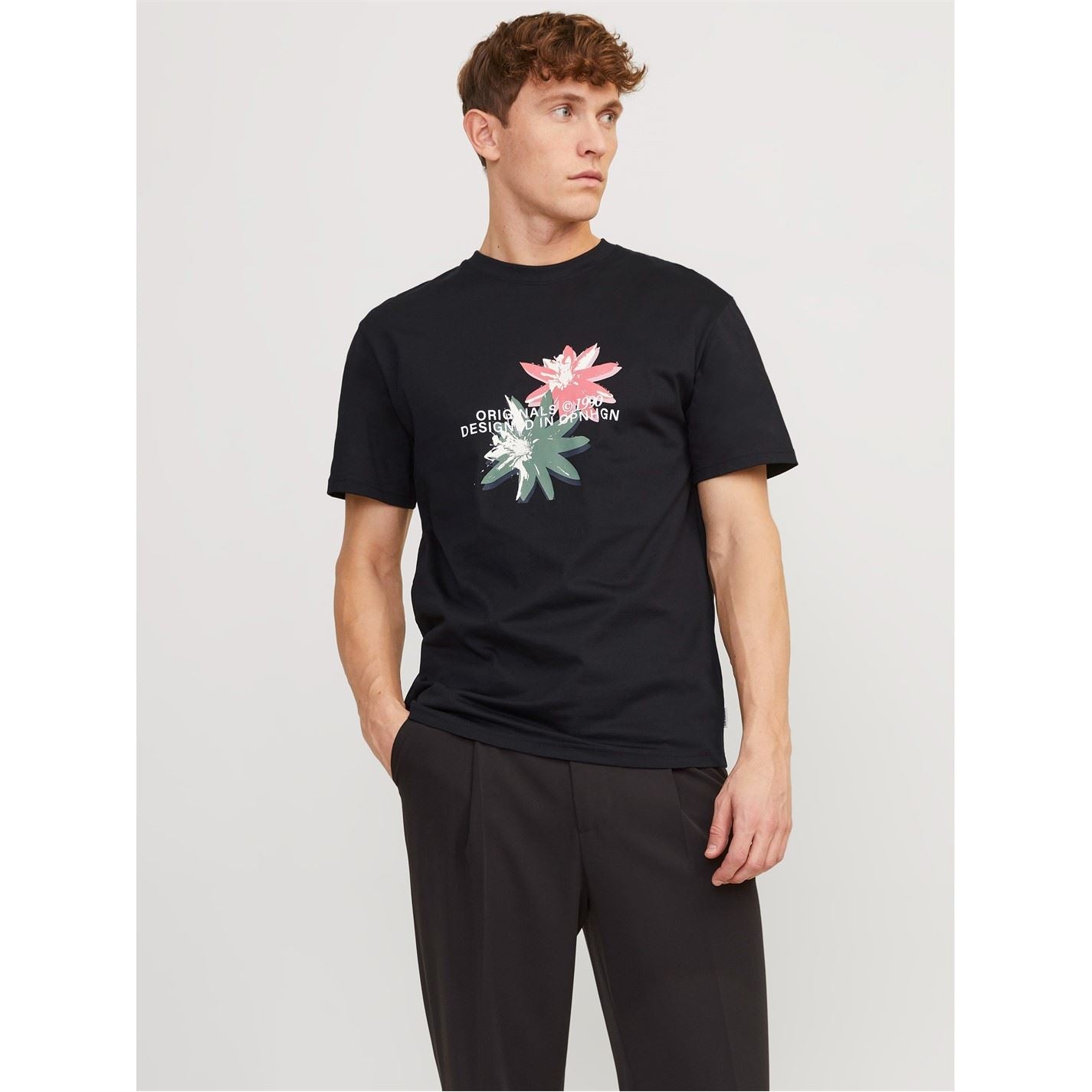 Jack and Jones Crew Neck Regular Fit Short Sleeve T-Shirt