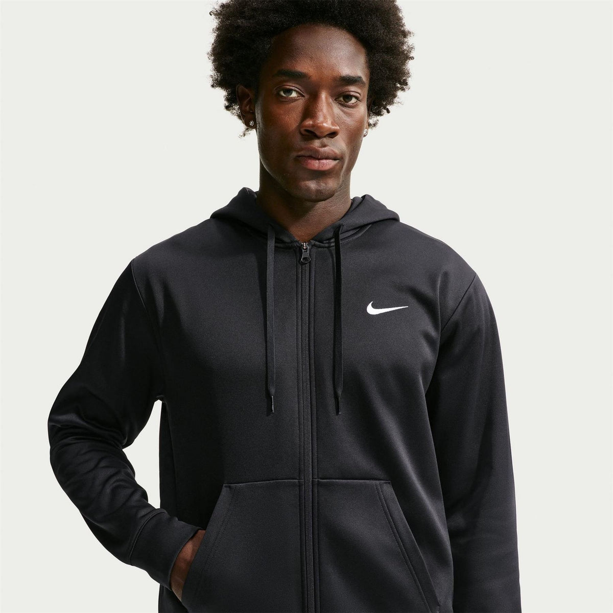 Nike Mens Dri Fit Full Zip Training Hoodie