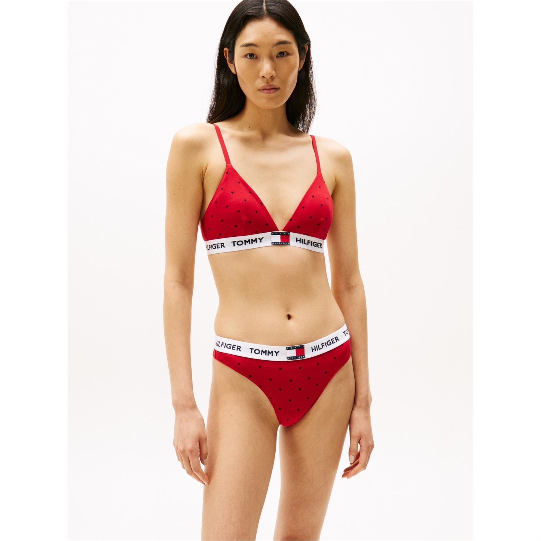 Tommy Hilfiger Print Non Wired Padded Triangle Bra