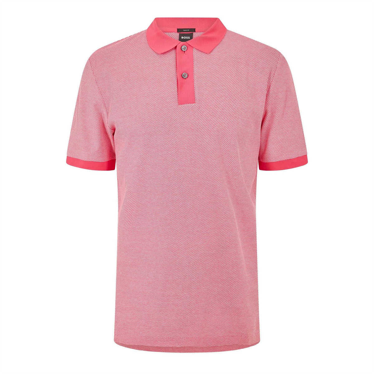 Boss Collared Neck Short Sleeve Polo Shirt