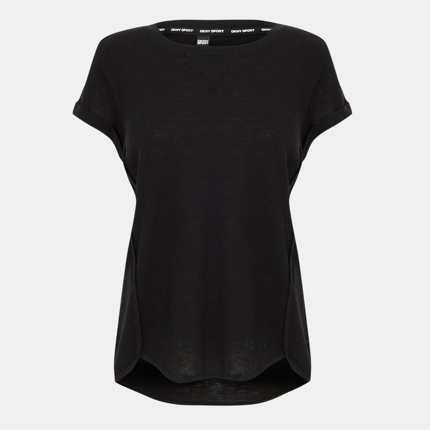 DKNY Mini Waffle Regular Fit T-Shirt