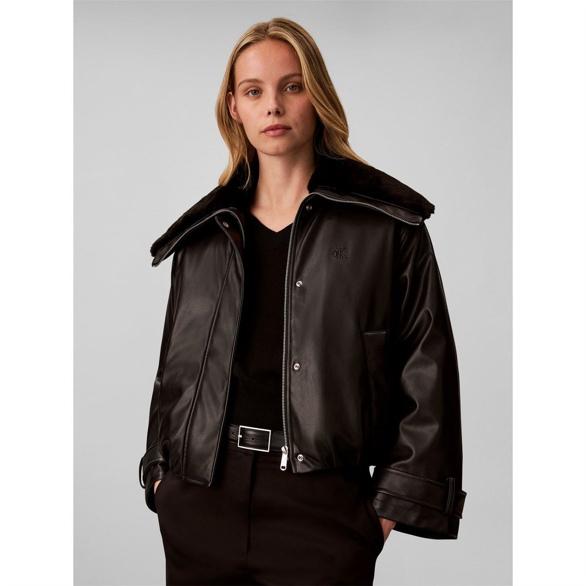 Calvin Klein Jeans Faux Lthr Bmr Ld64