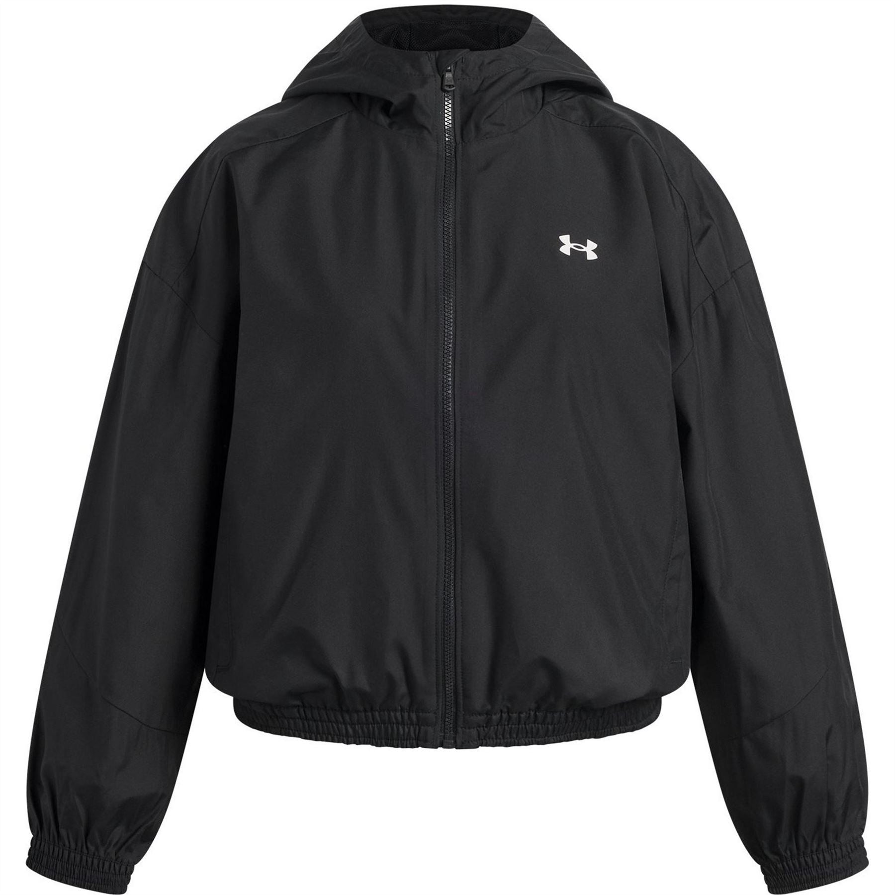 Under Armour Icon Woven Full Zip Fleece Top