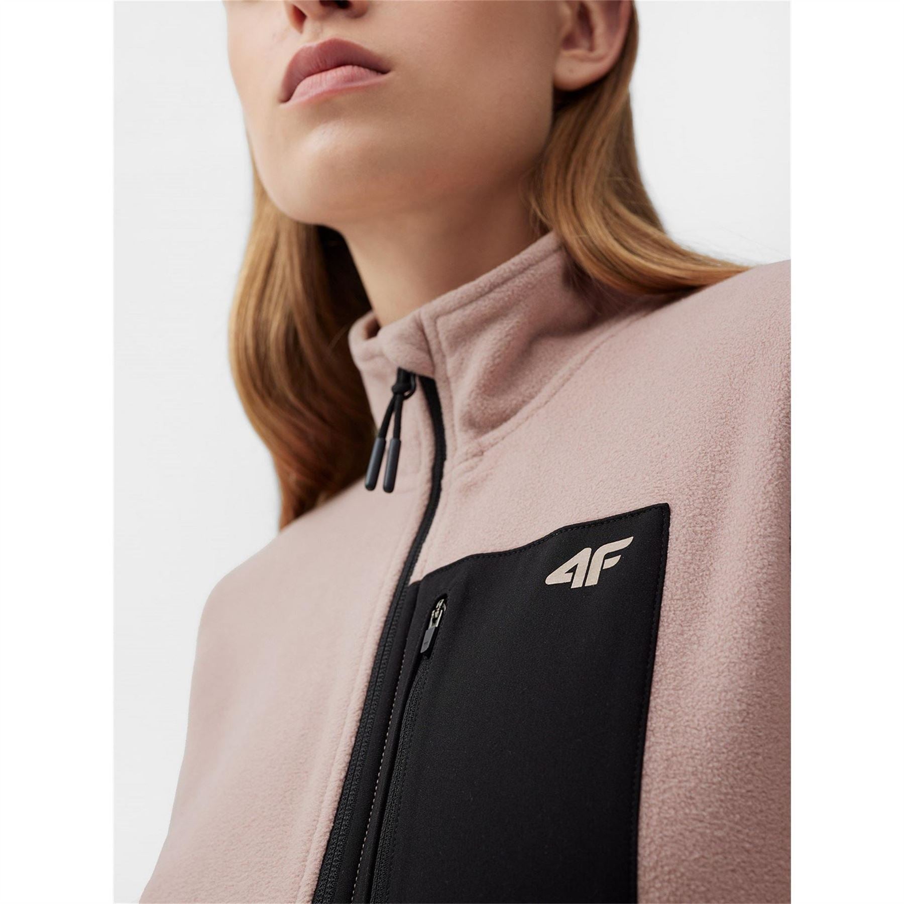 4F Regular Fleece With Stand Up Collar