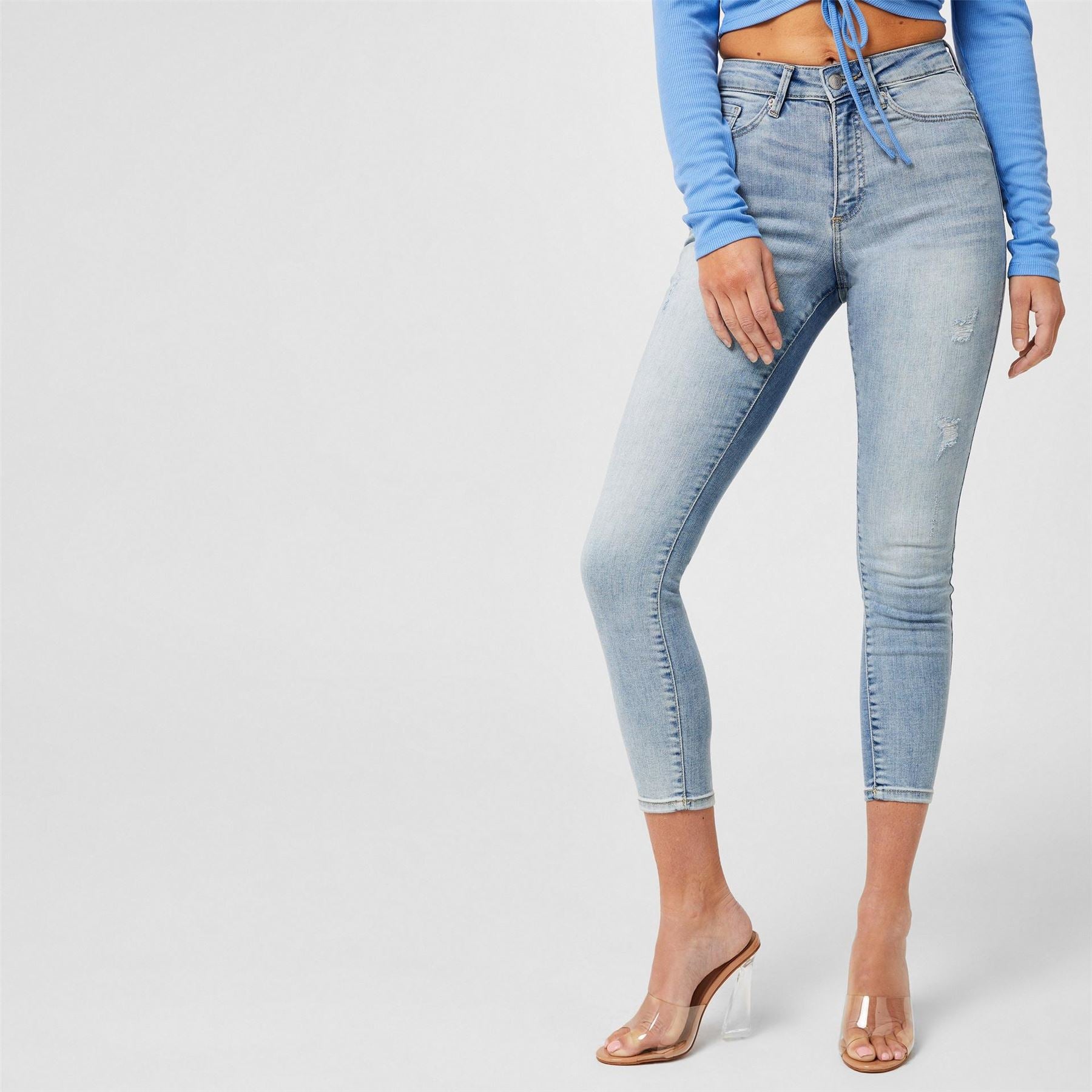 Vero Moda High Rise Slim Fit Jeans
