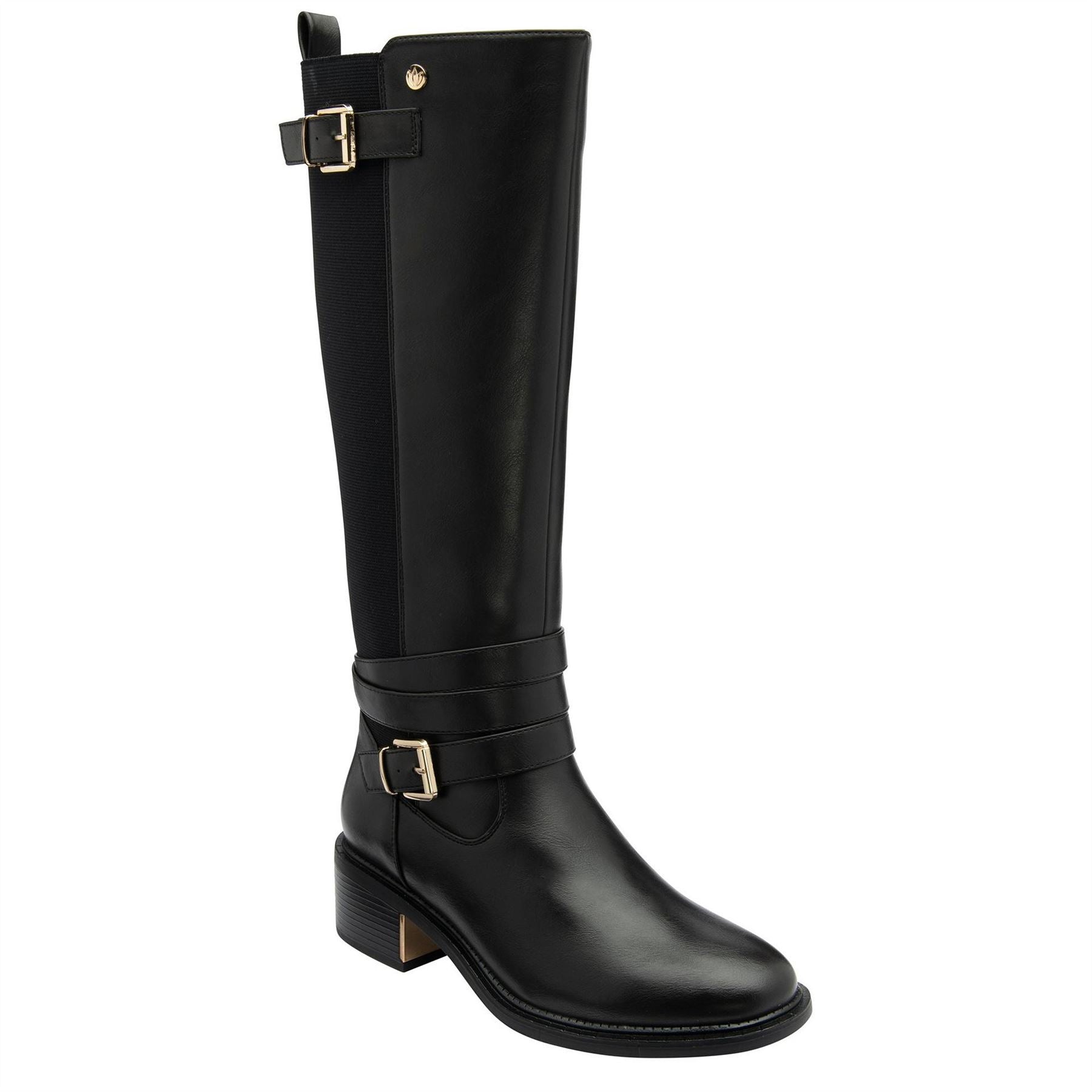 Lotus Shoes Freya Black Knee High Boots