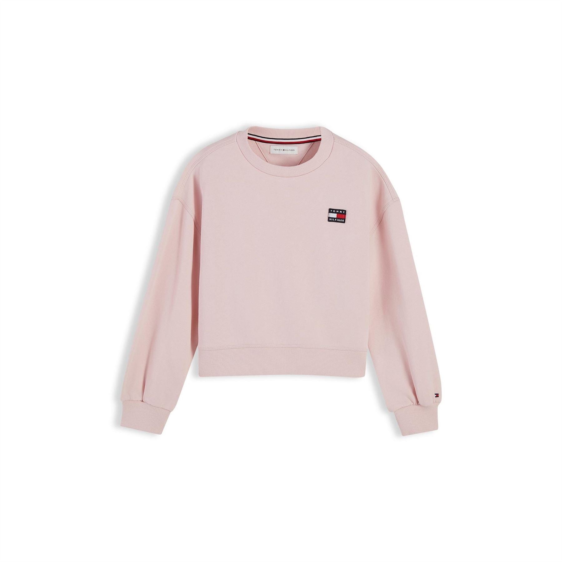 Tommy Hilfiger Flag Cotton Crew Neck Sweatshirt