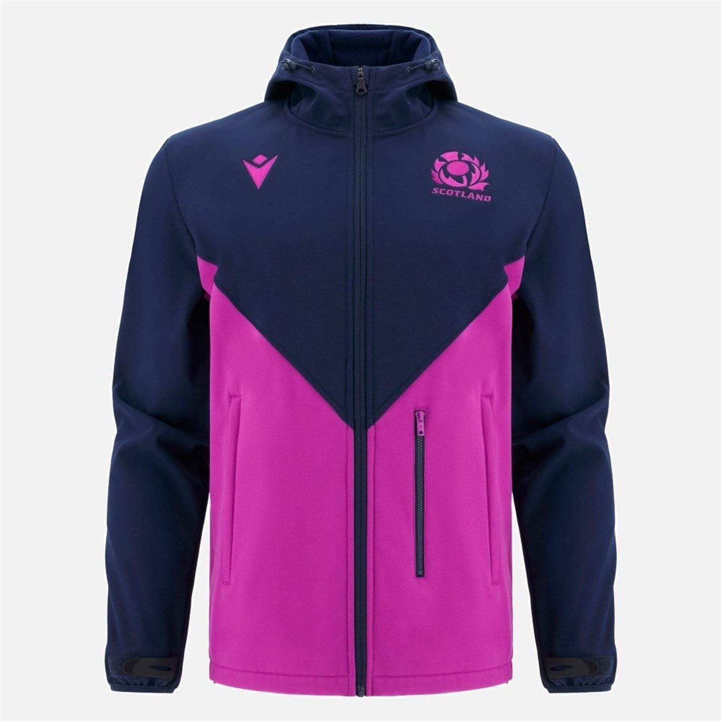 Macron Scotland Rugby World Cup Softshell Jacket 2025 Adults