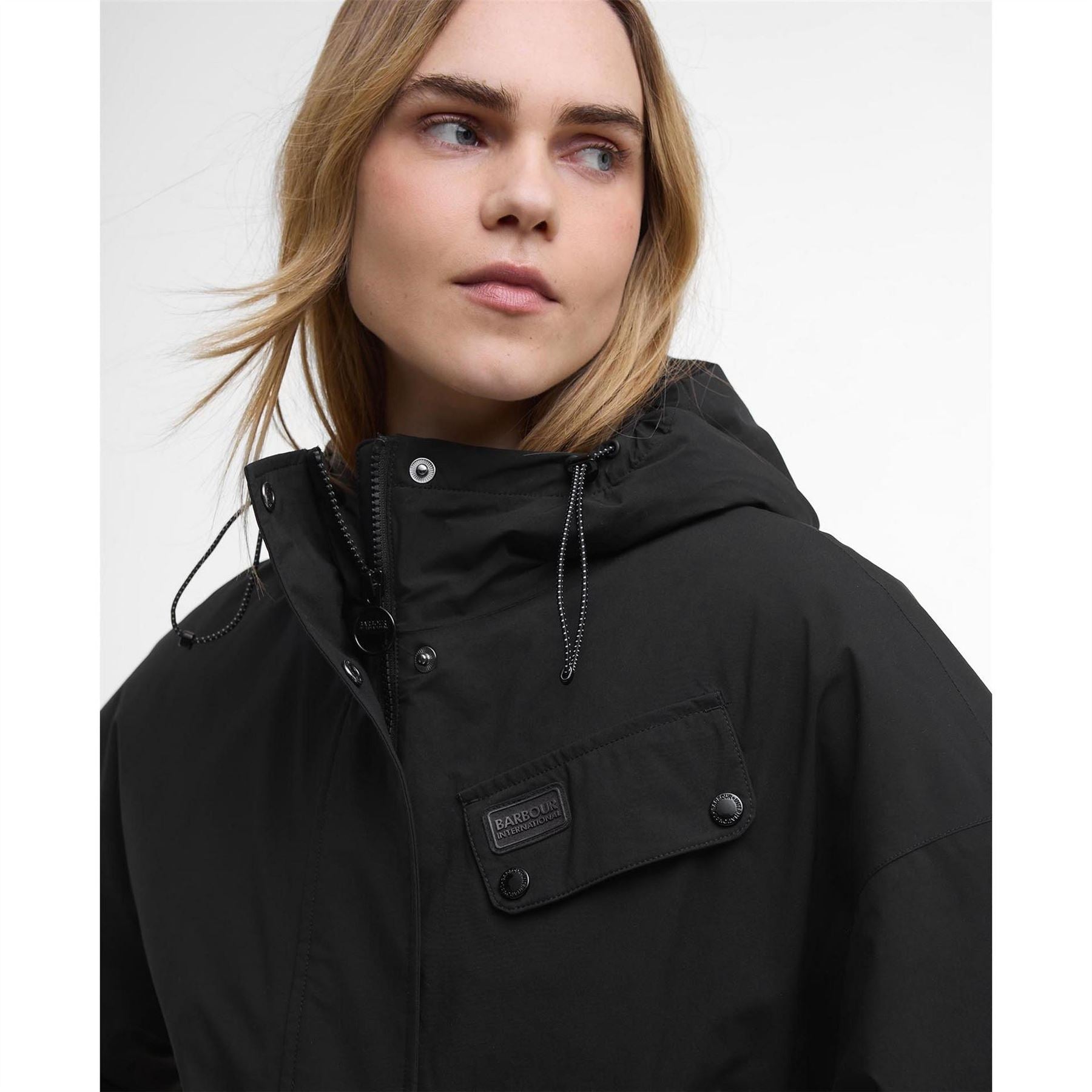 Barbour International Cropped Waterproof Jacket