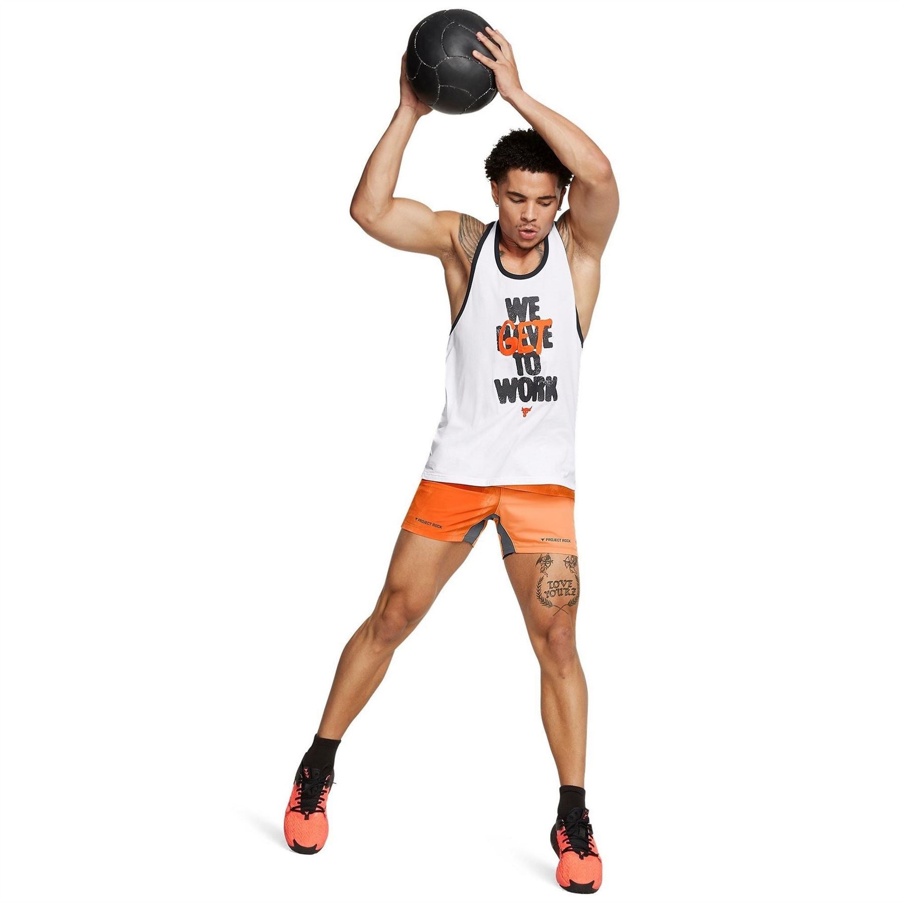 Under Armour Mens Armour Ua Pjt Rck Get To Work Tank Vest