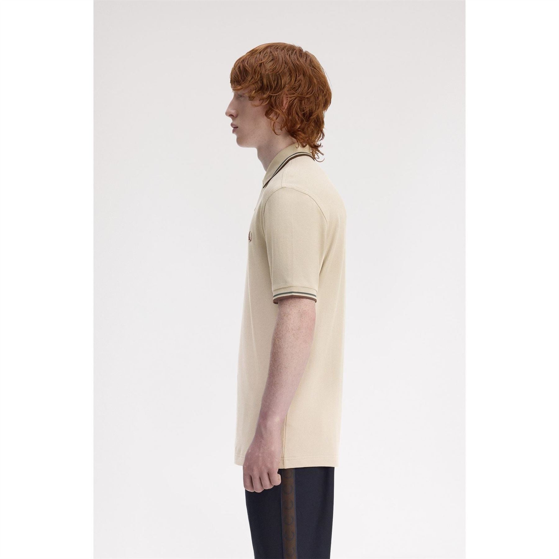 Fred Perry Sleeve Twin Tipped Polo Shirt