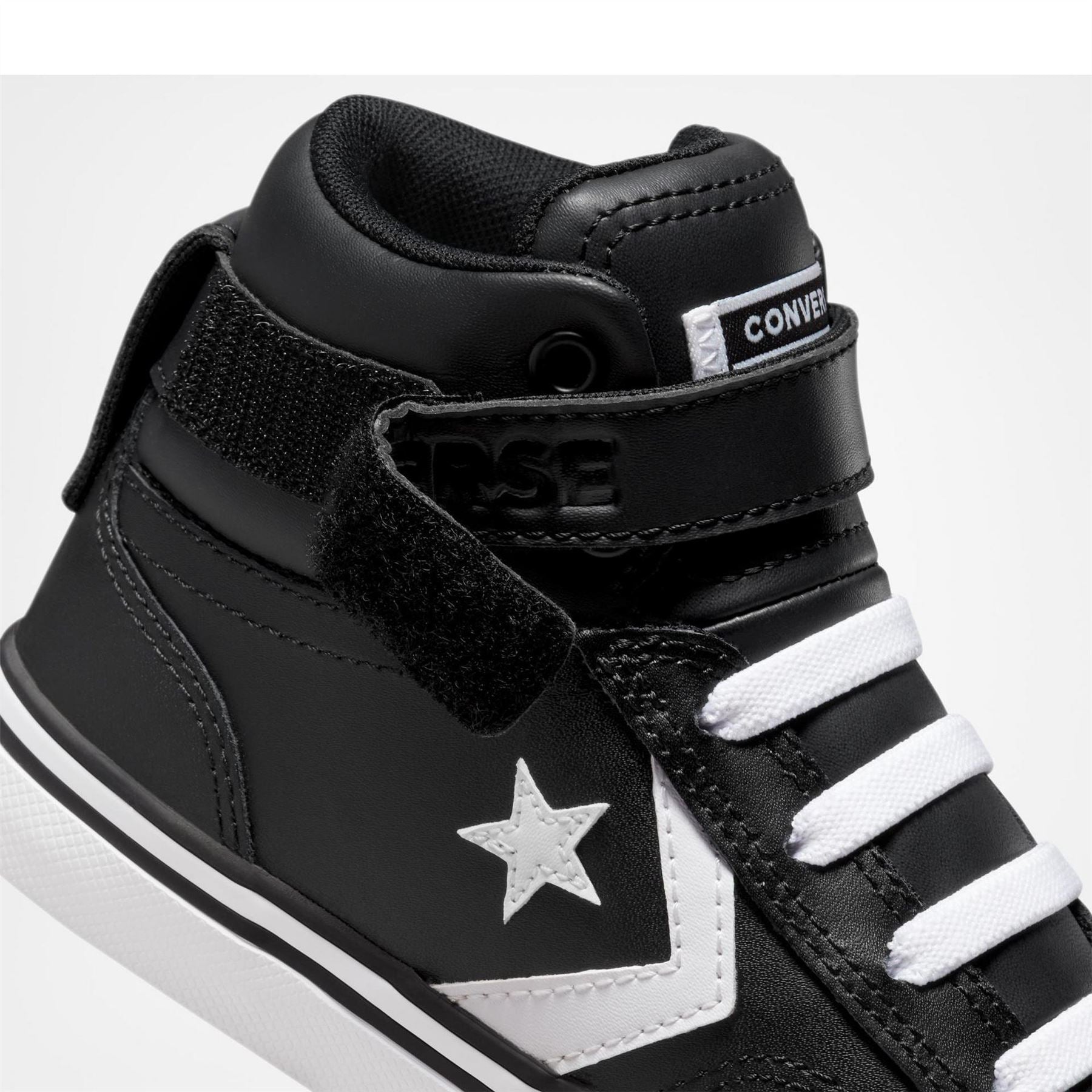 Converse Kids Pro Blaze Strap Leather High Top Trainers