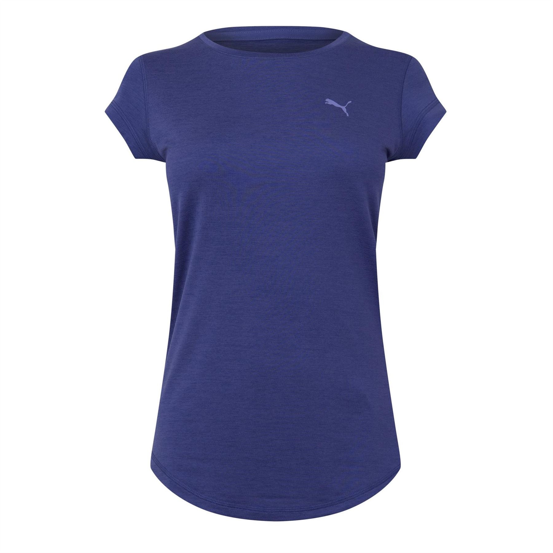 Puma Cloudspun Heather Short Sleeve Performance Gym Top