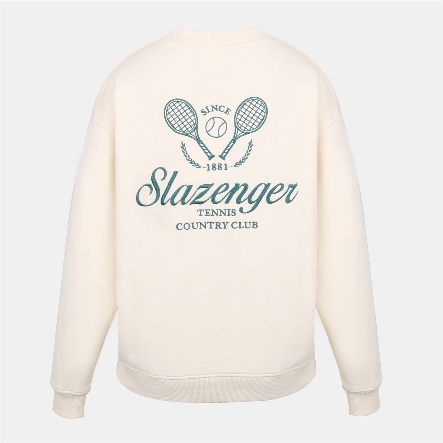 Slazenger Tennis Embroidered Drop Shoulder Sweatshirt