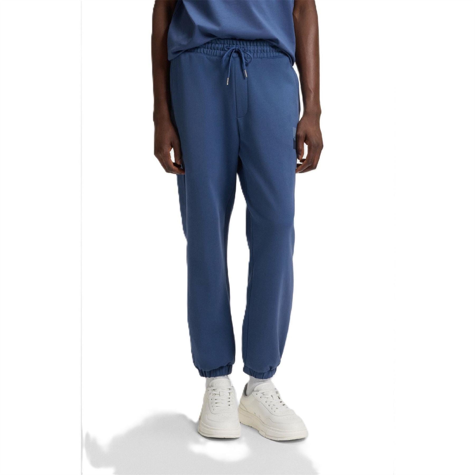 Hugo Dusplitan Solid Patterned Slim Joggers