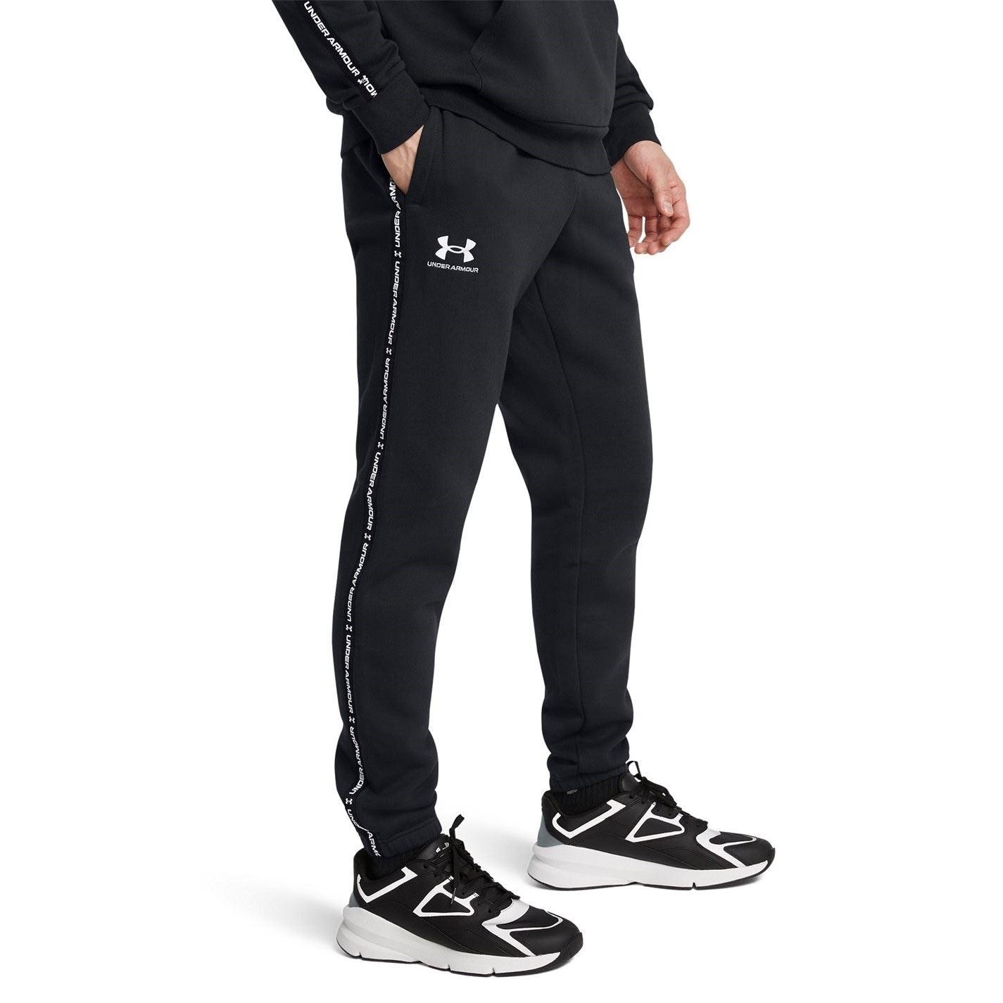 Under Armour Icon Taping Closed Hem Fleece Joggers