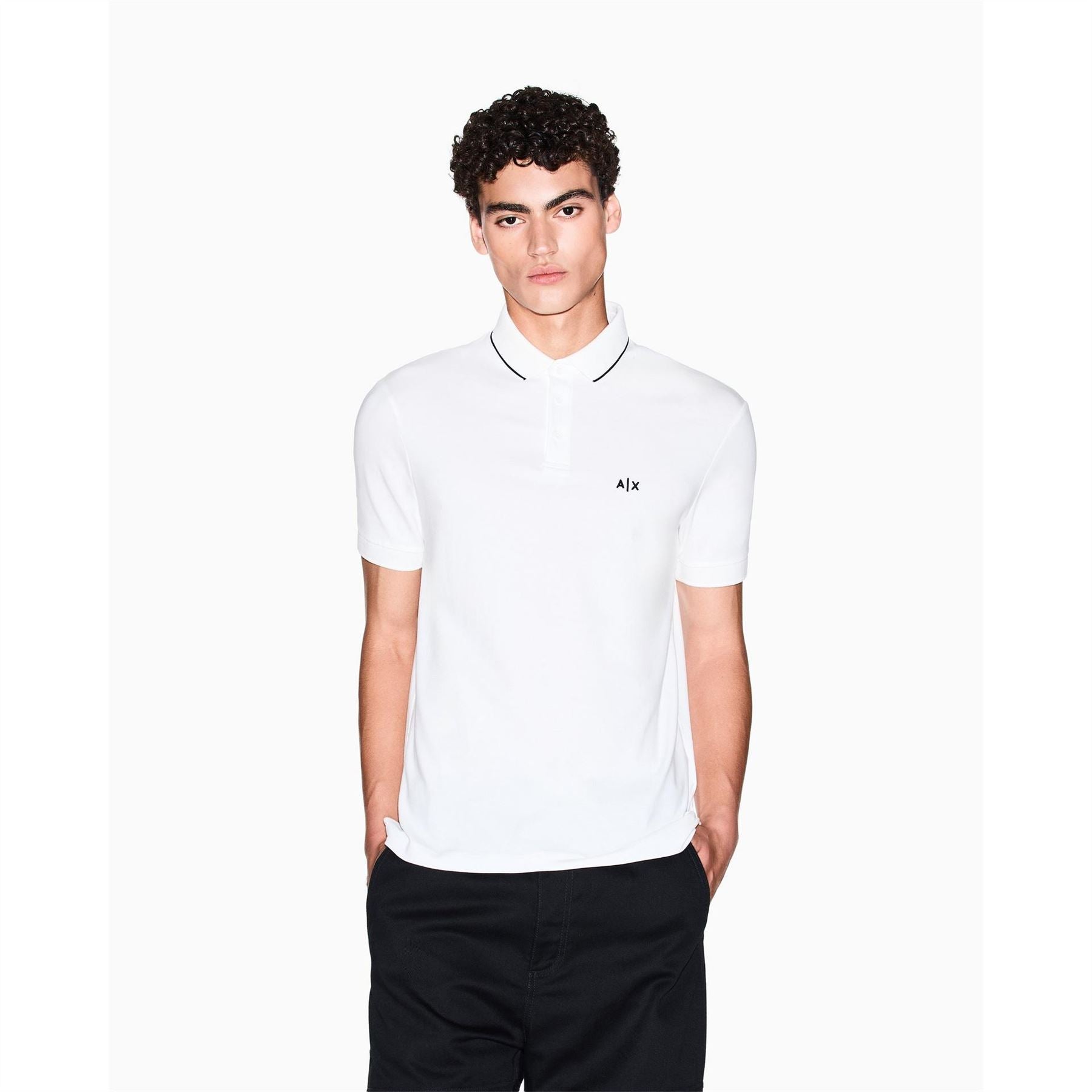 Armani Exchange Short Sleeve Polo Shirts