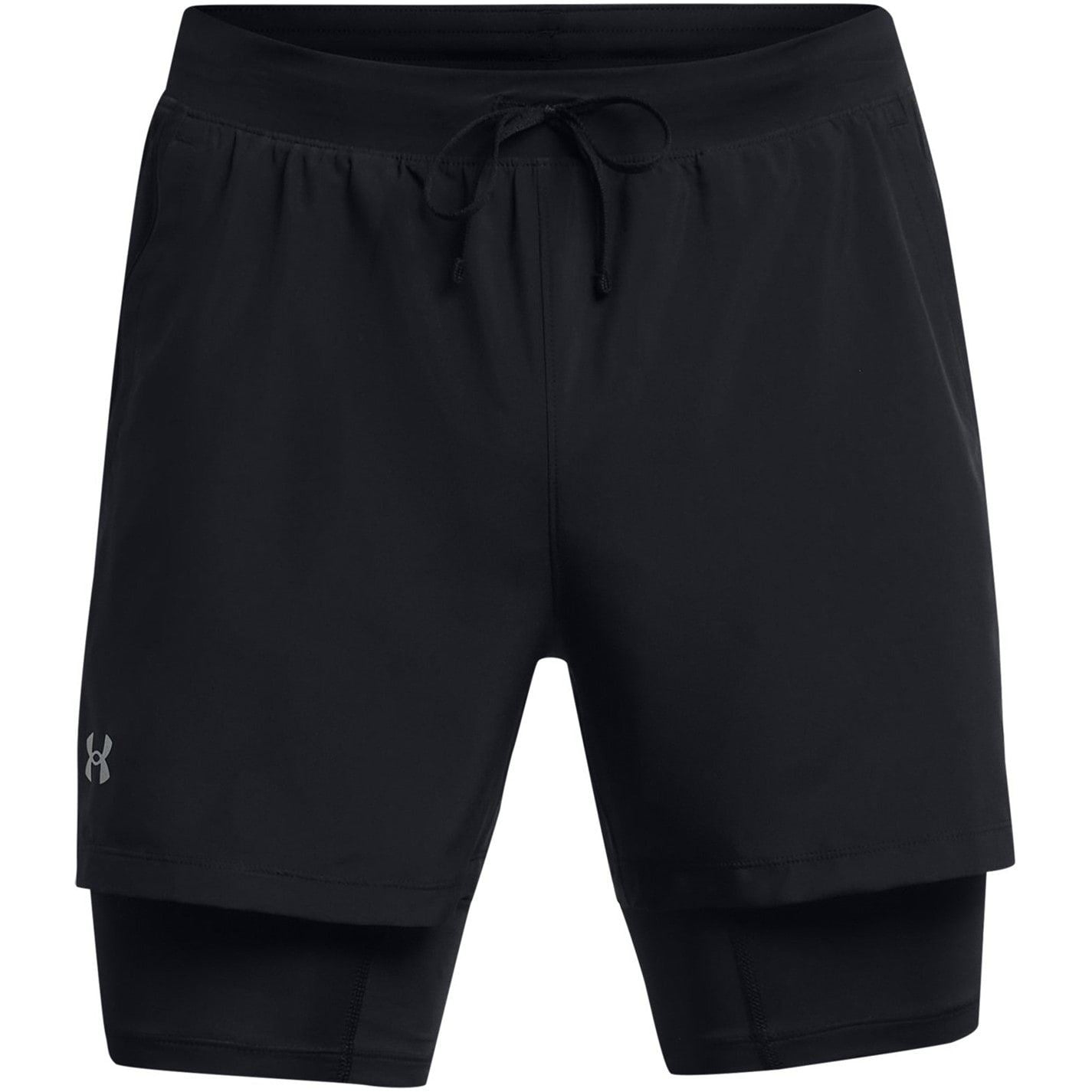 Under Armour Mens Armour Ua Launch 2 In 1 7 Shorts