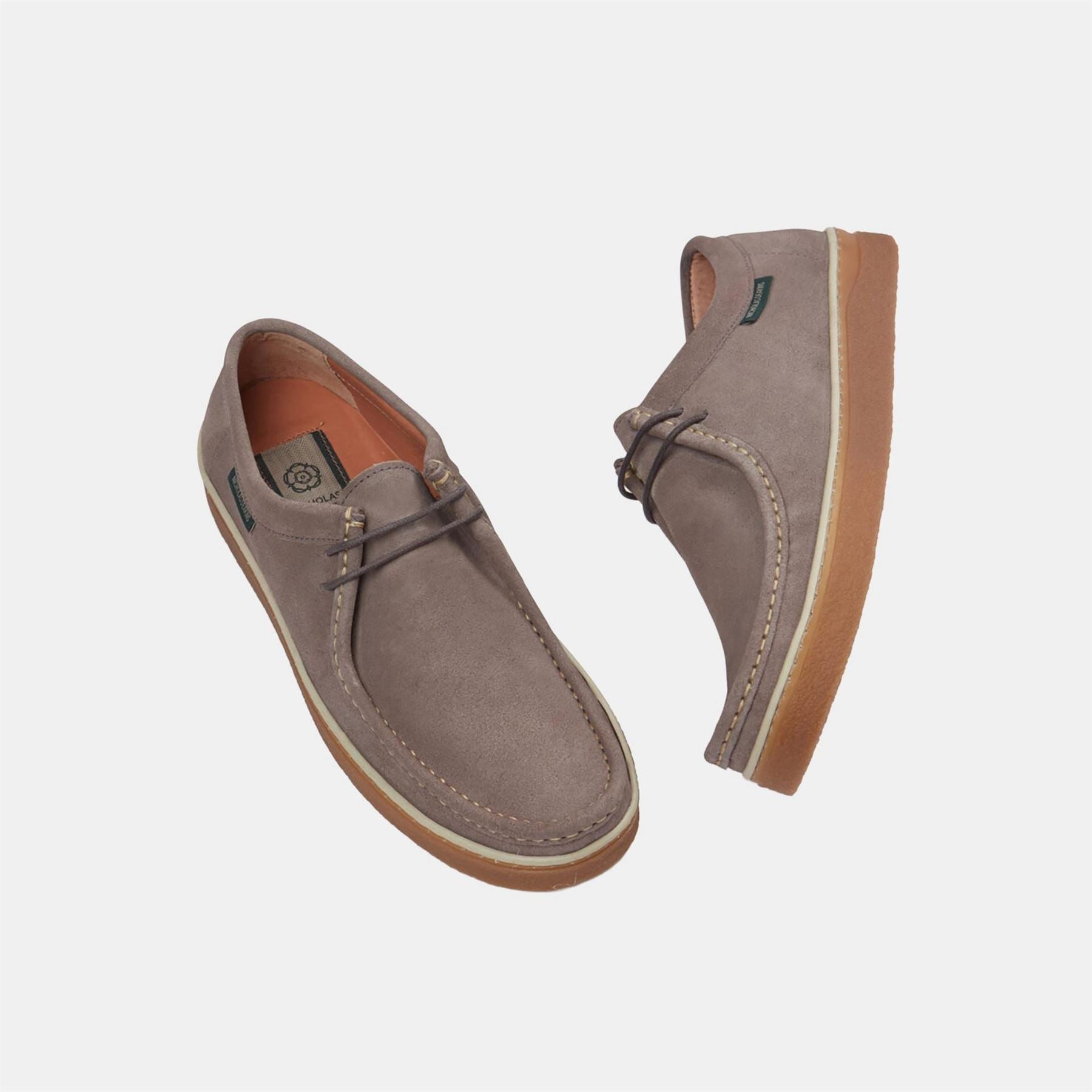 Nicholas Deakins Osaka Suede Low Top Trainers