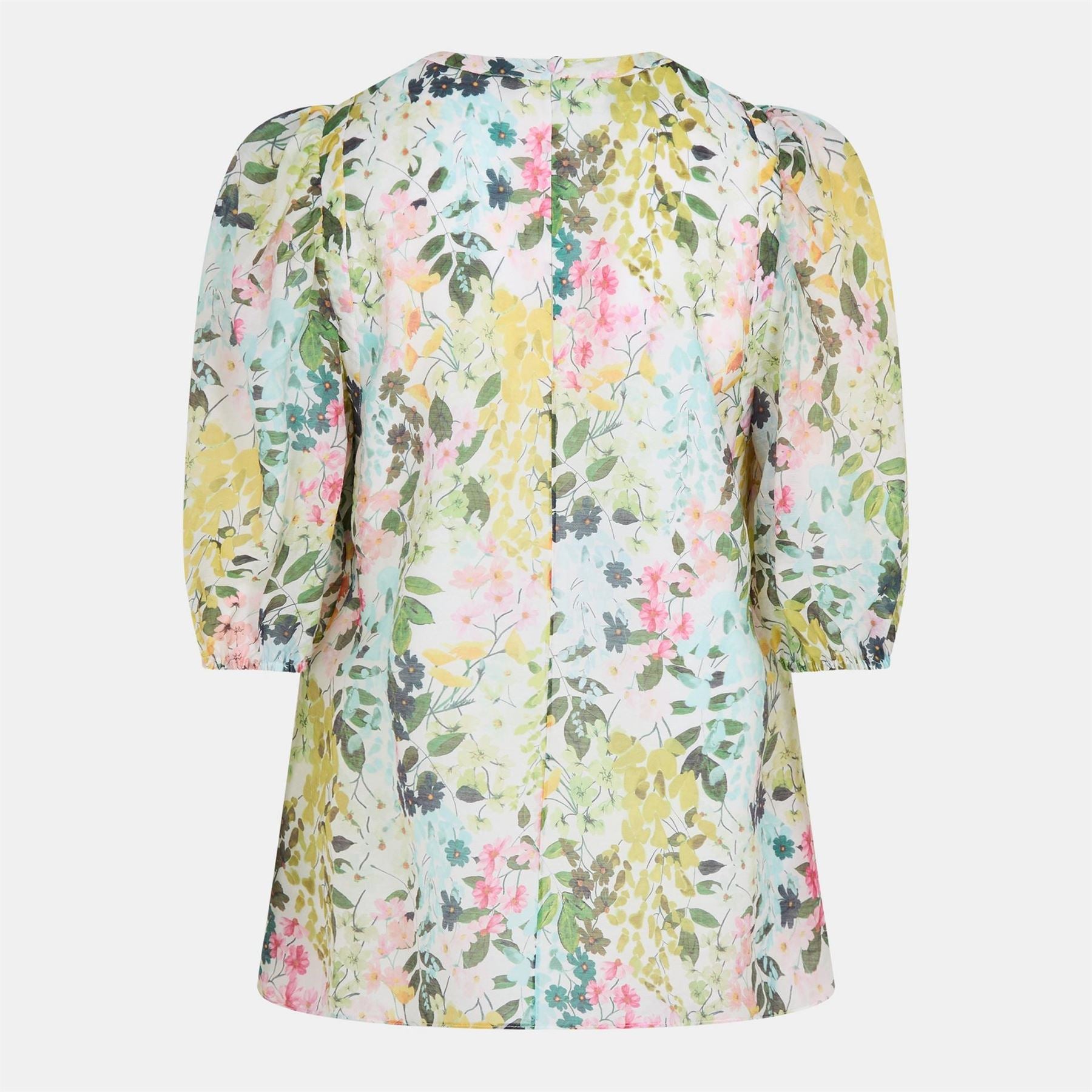 Ted Baker Crew Neck Relaxed Fit Short Sleeve Blouse