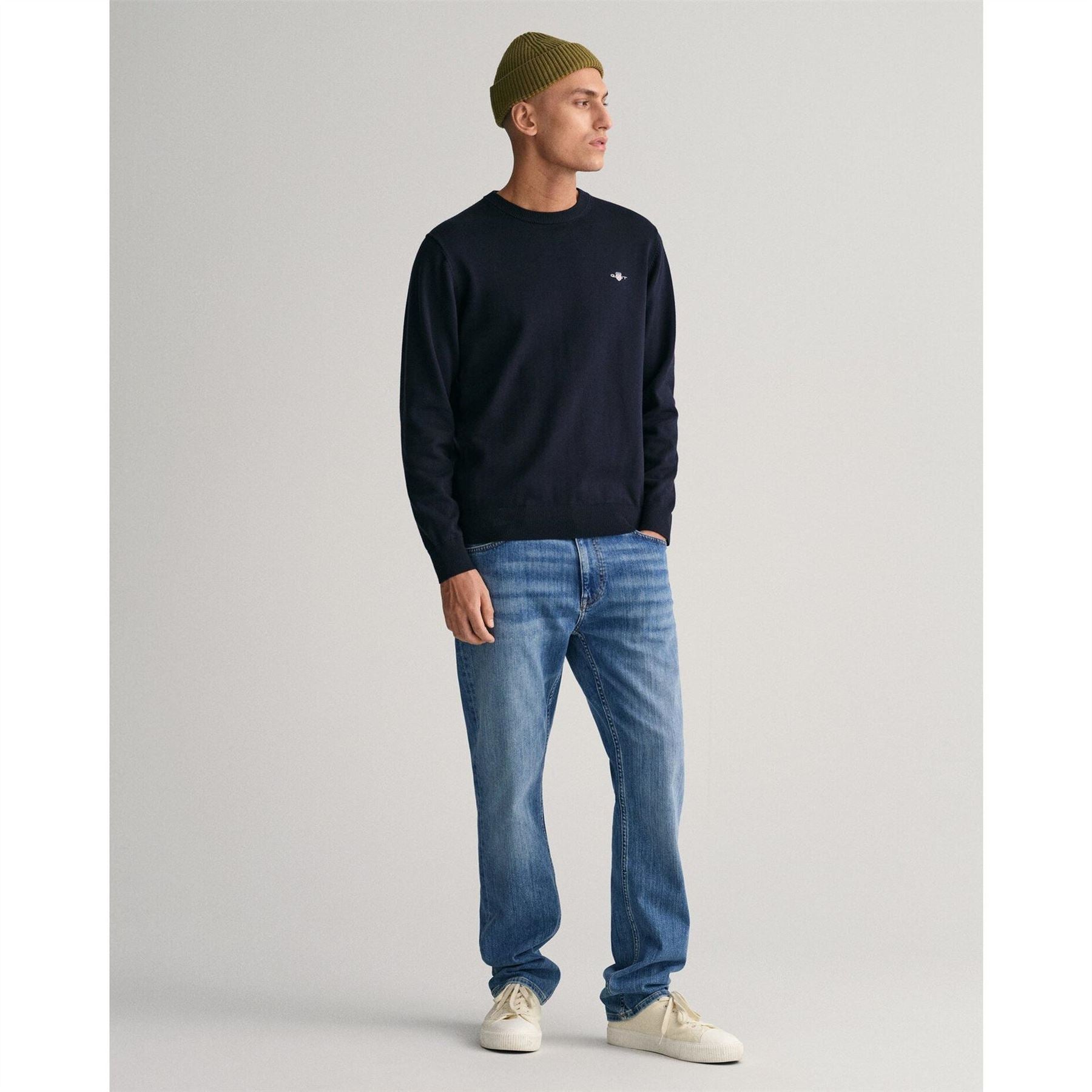 Gant Cotton Crew Neck Sweater