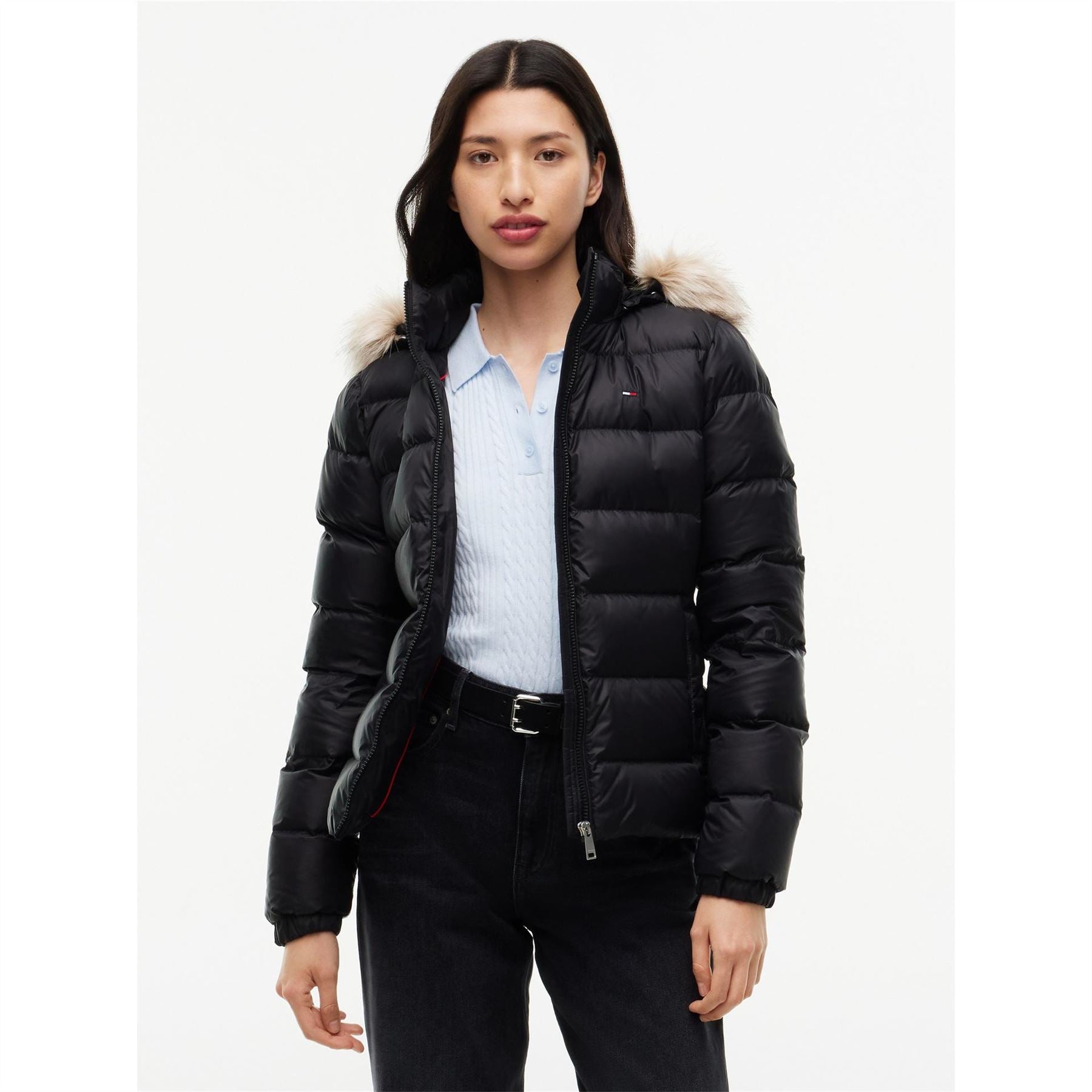 Tommy Jeans Jeans Tjw Basic Hooded Down Jacket Ext