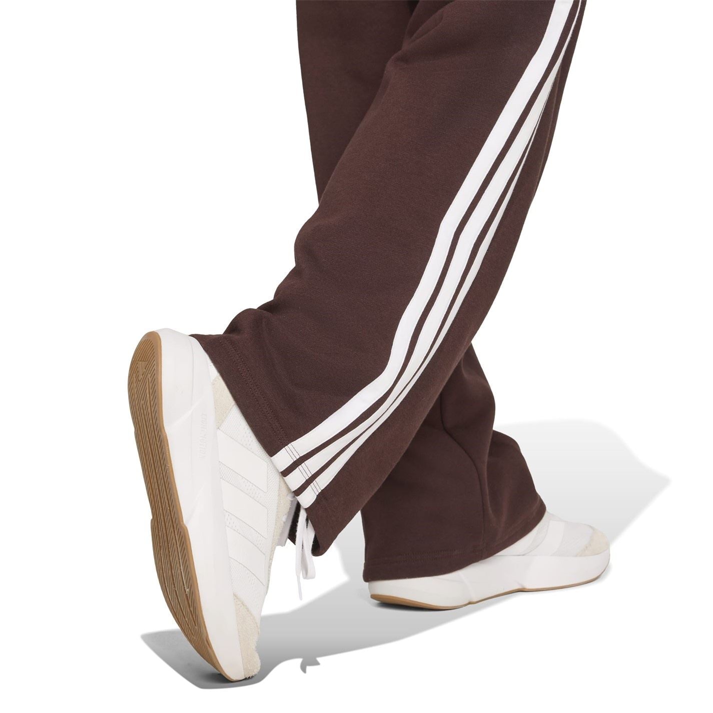 adidas Womens Essentials Wide Leg Fleece Pant