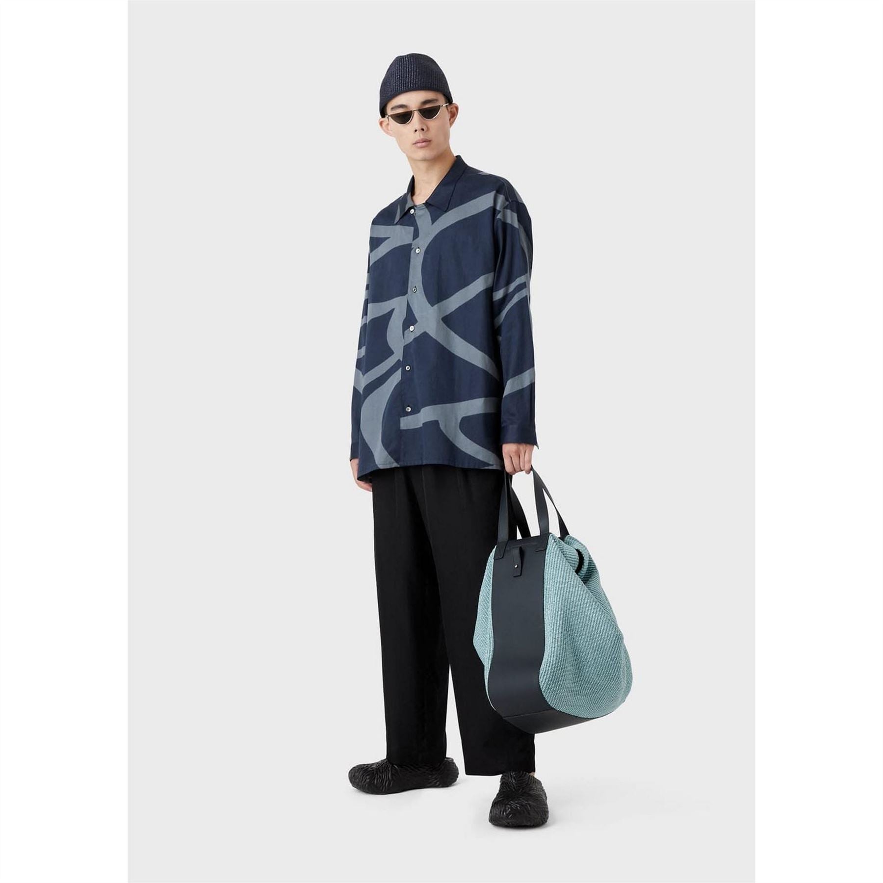 Emporio Armani Print Long Sleeve Shirt