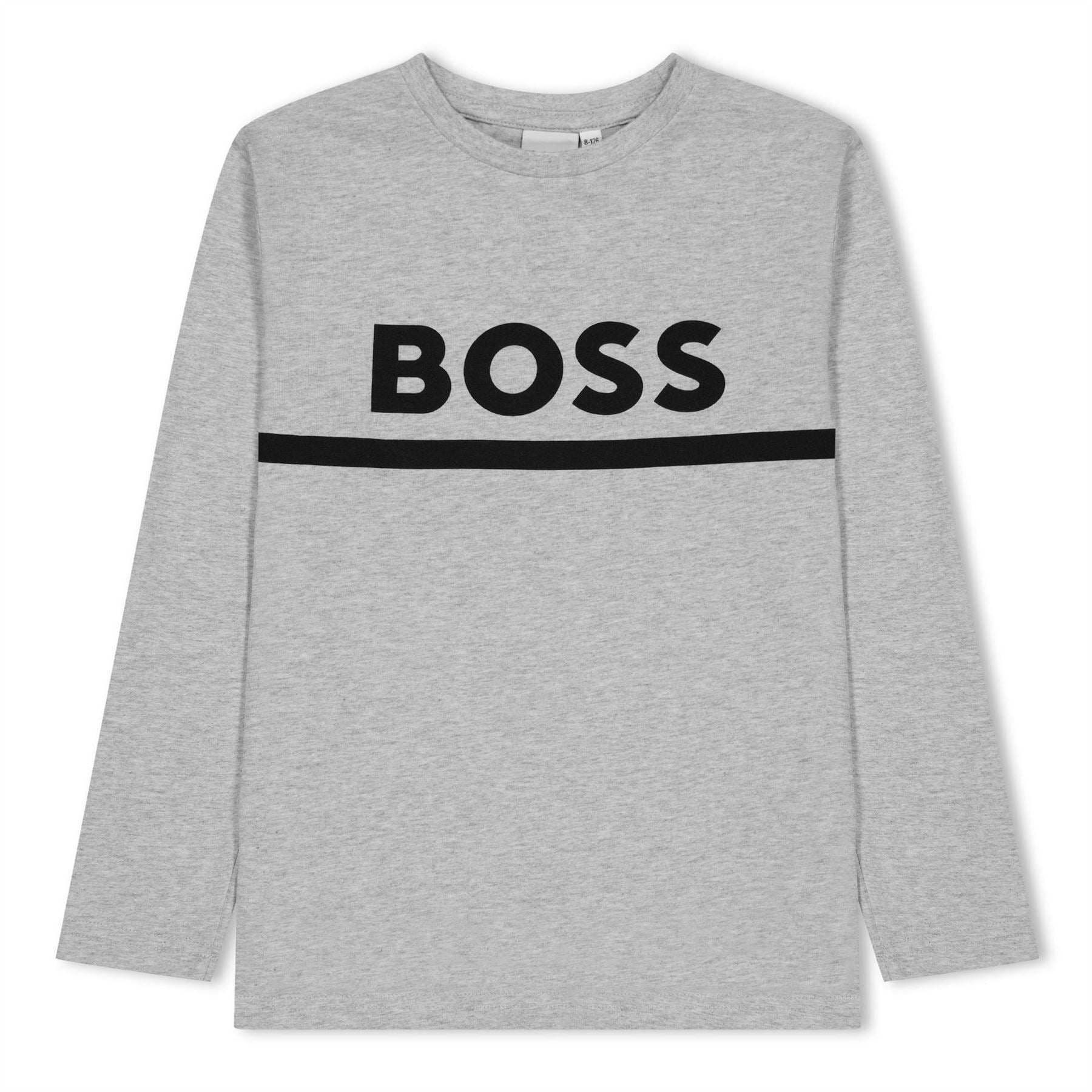 Boss Long Sleeve T-Shirt, Large Logo Design