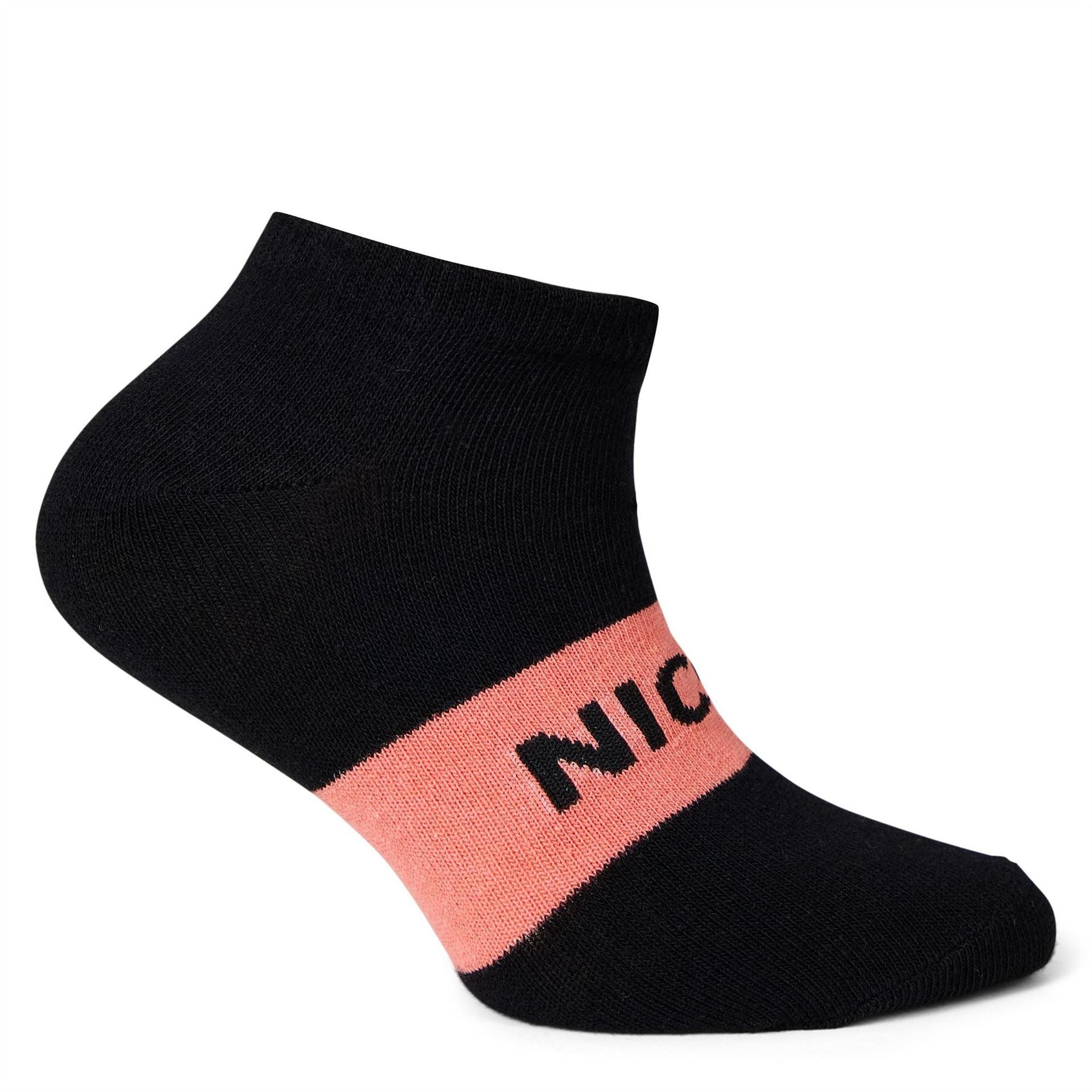 Nicce 5 Pack Lettering No Show Socks