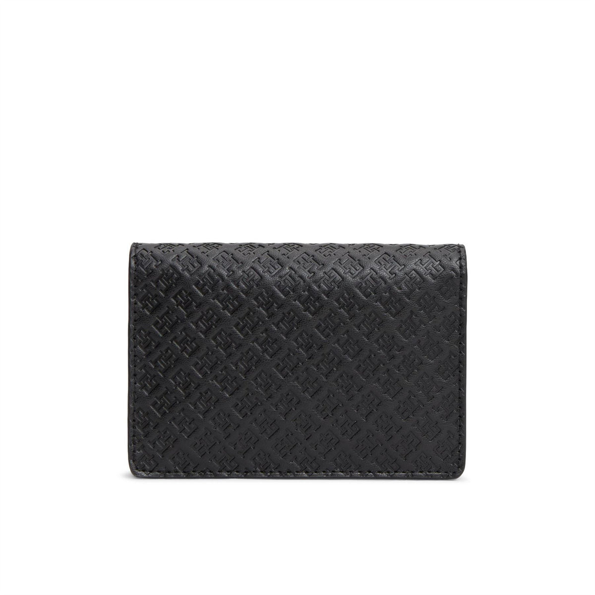 Tommy Hilfiger Icon Wallet with Embossed Logo and Chain