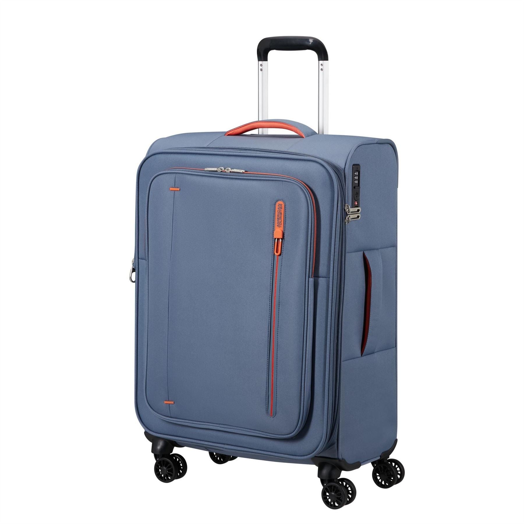 American Tourister Spinner 67x44x26 28cm Exp Tsa Medium Soft Suitcase